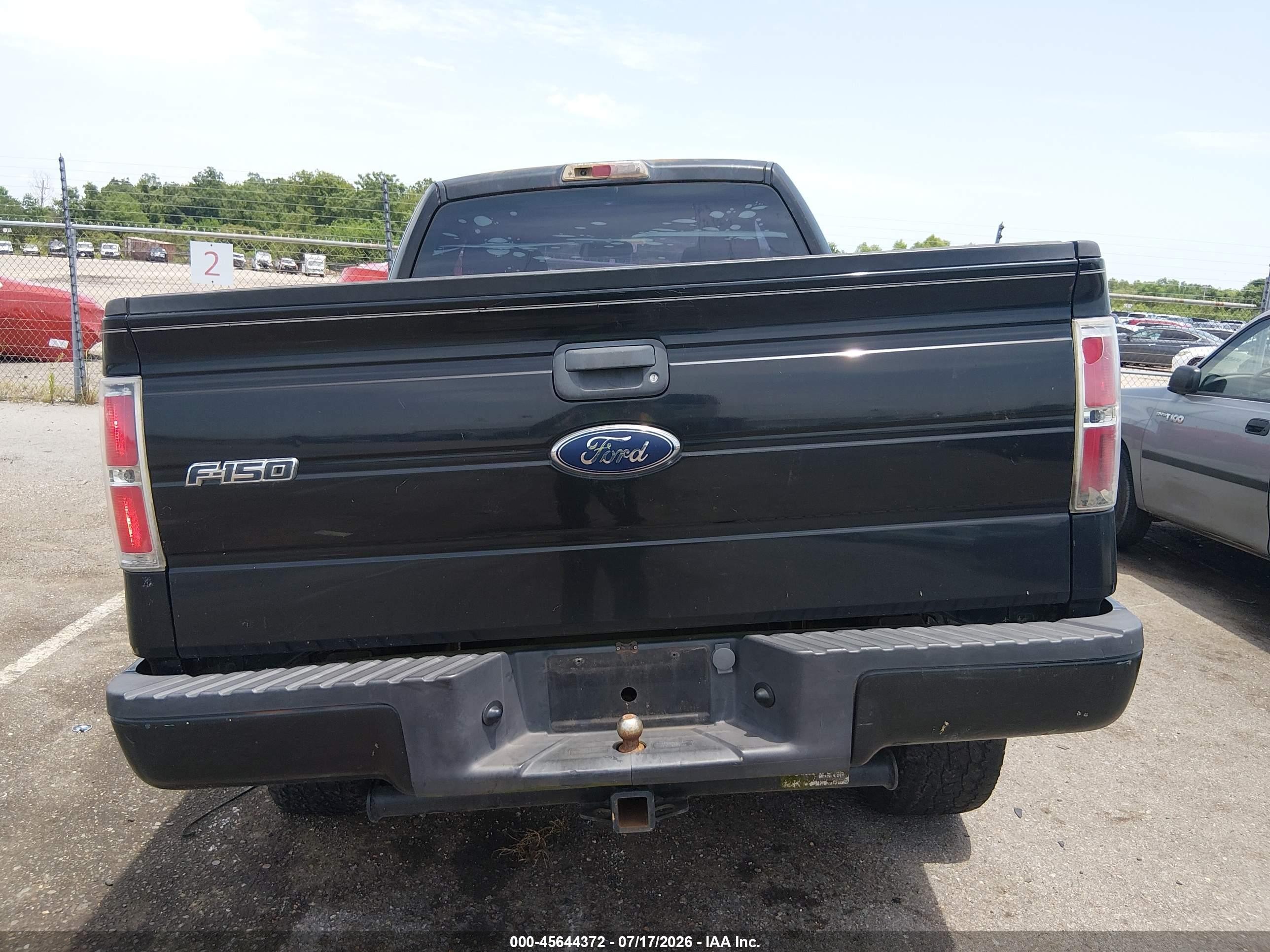 2010 Ford F-150 Fx2 Sport/stx/xl/xlt Black vin: 1FTEX1C84AKA38653