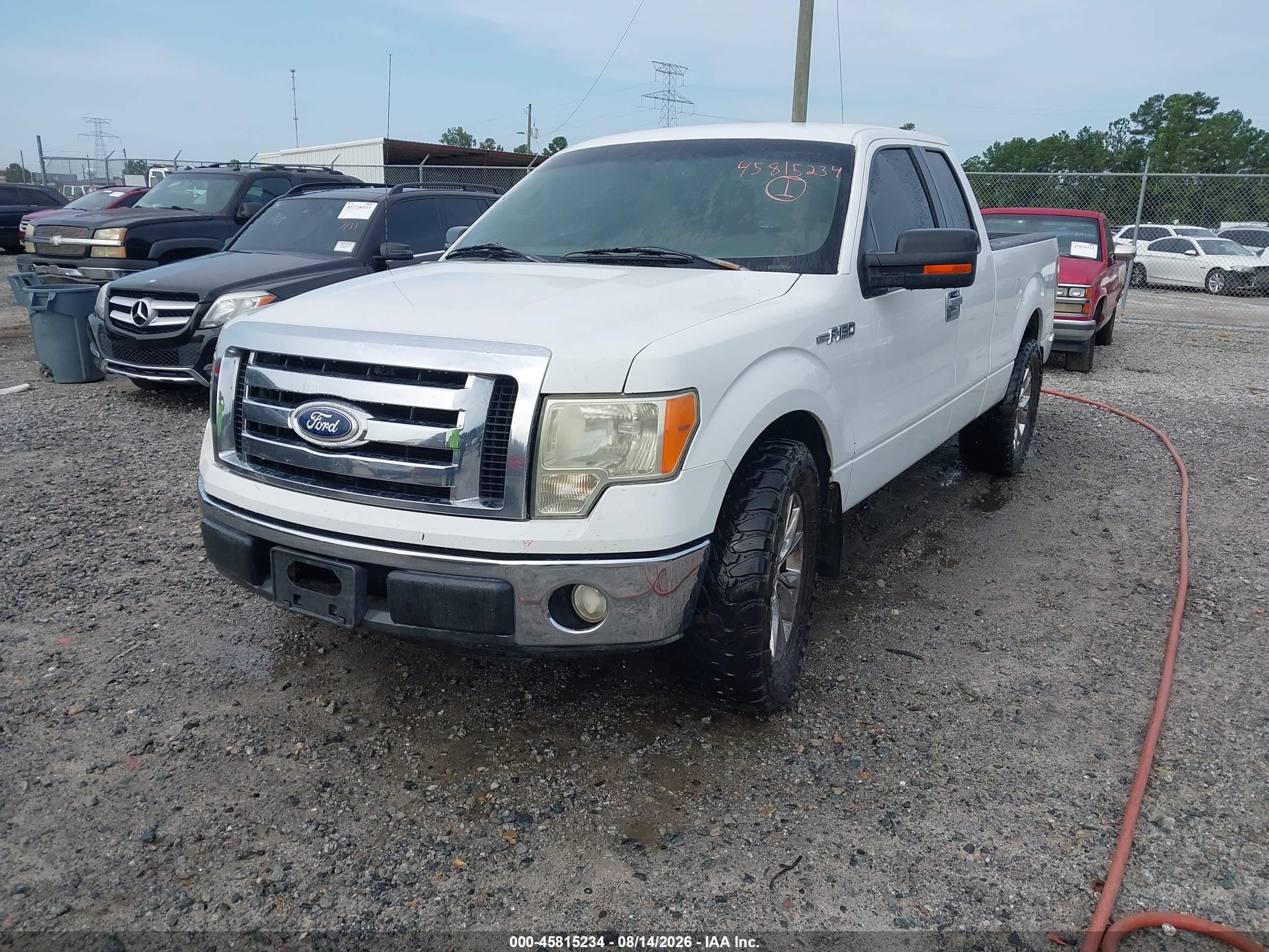 2010 Ford F-150 Fx2 Sport/stx/xl/xlt White vin: 1FTEX1C84AKB47579