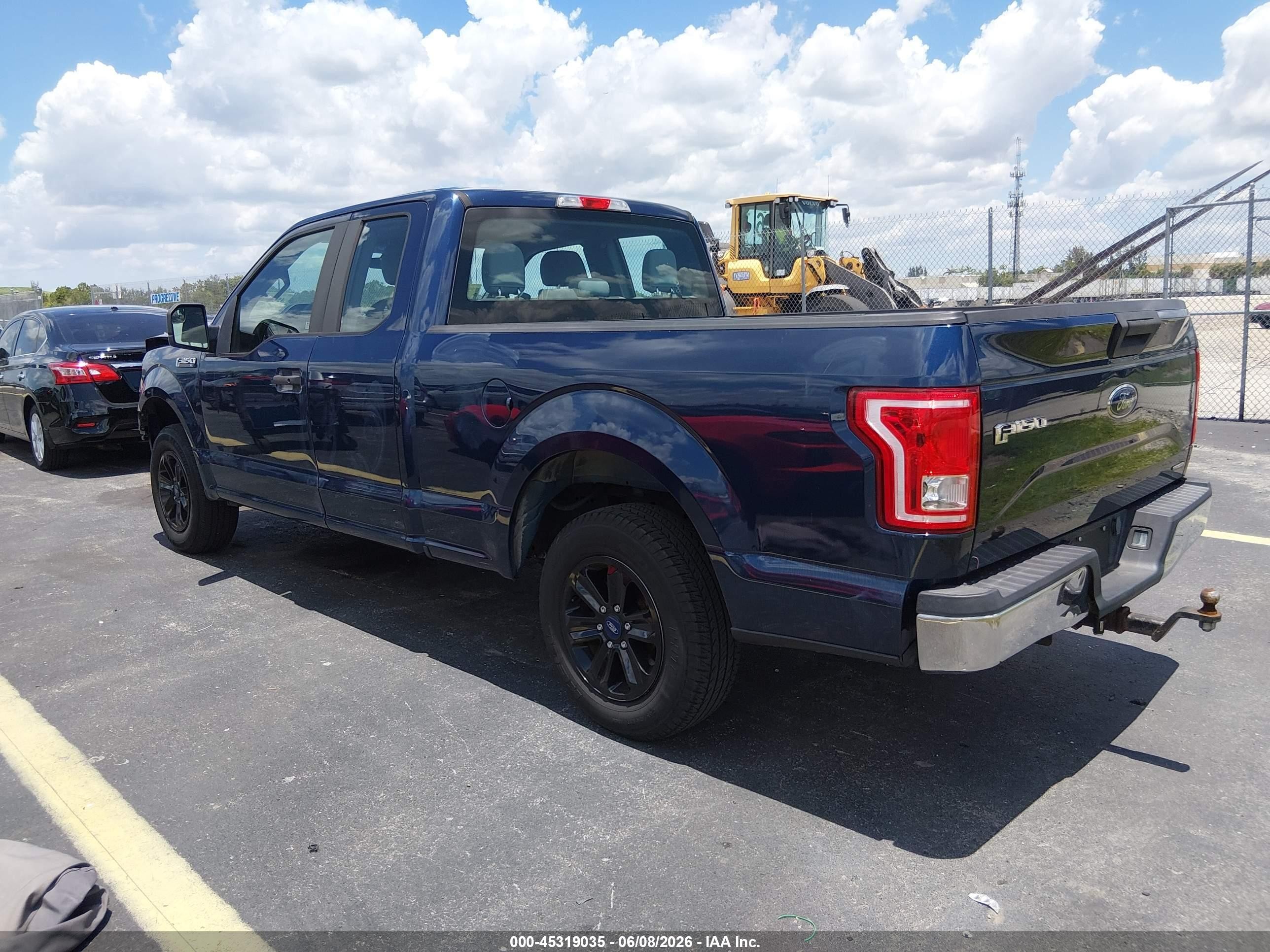 2015 Ford F-150 Xl Blue vin: 1FTEX1C84FKD46963