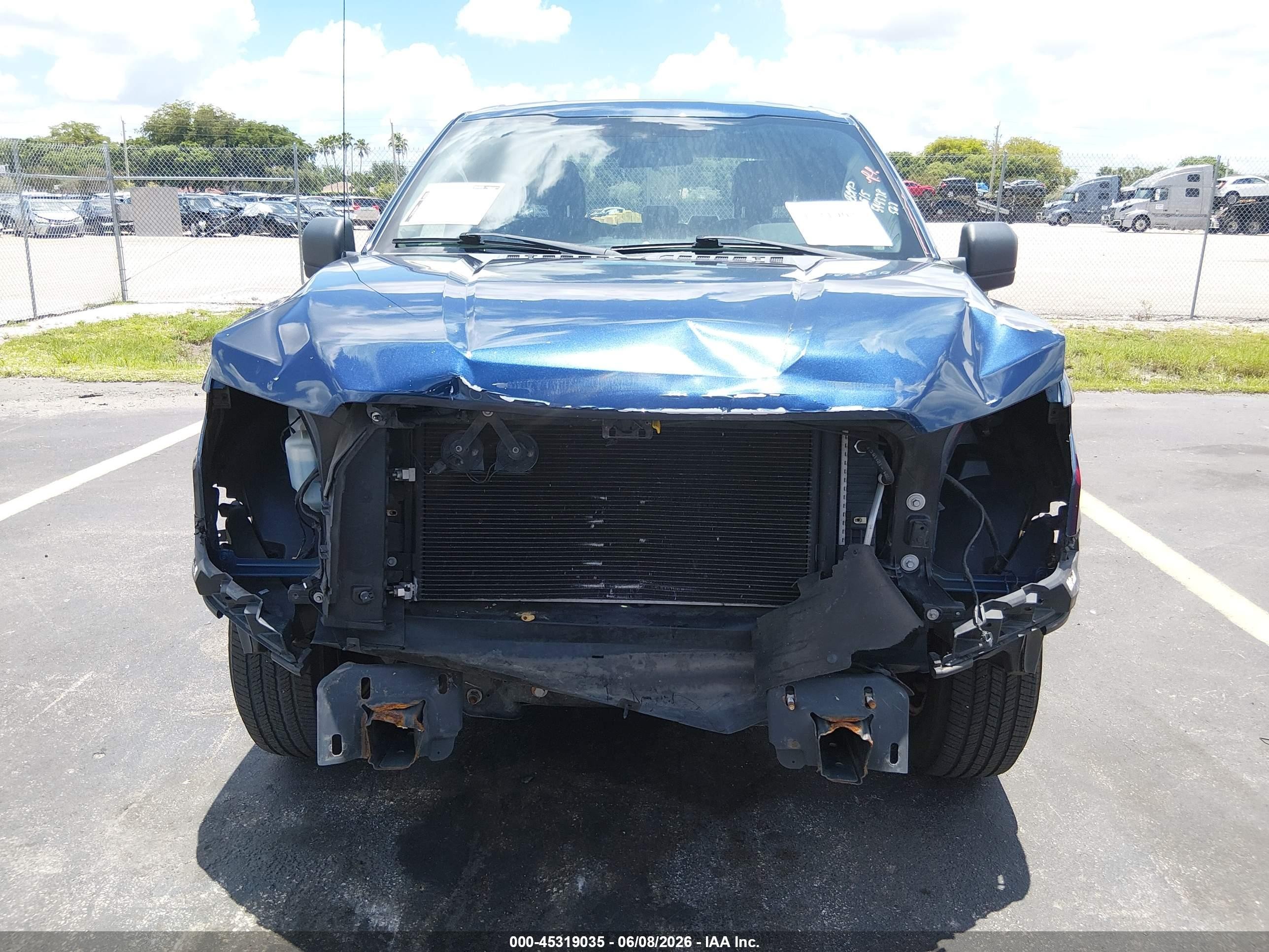 2015 Ford F-150 Xl Blue vin: 1FTEX1C84FKD46963