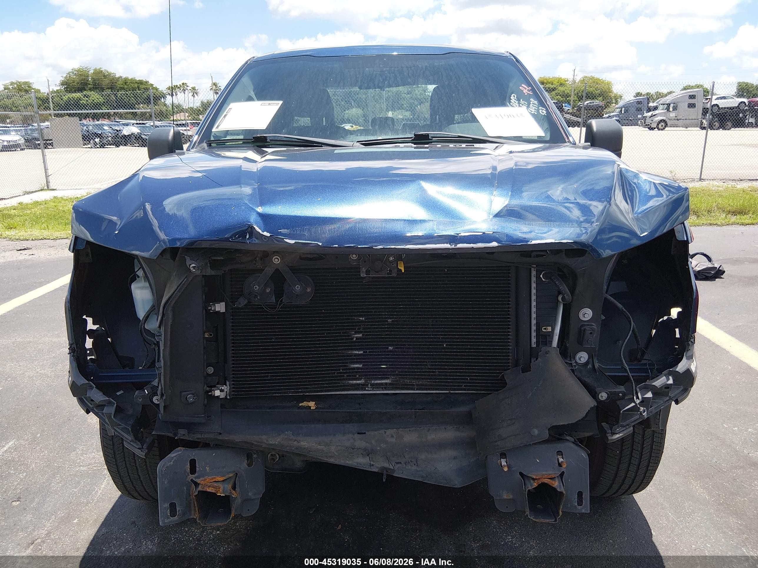 2015 Ford F-150 Xl Blue vin: 1FTEX1C84FKD46963