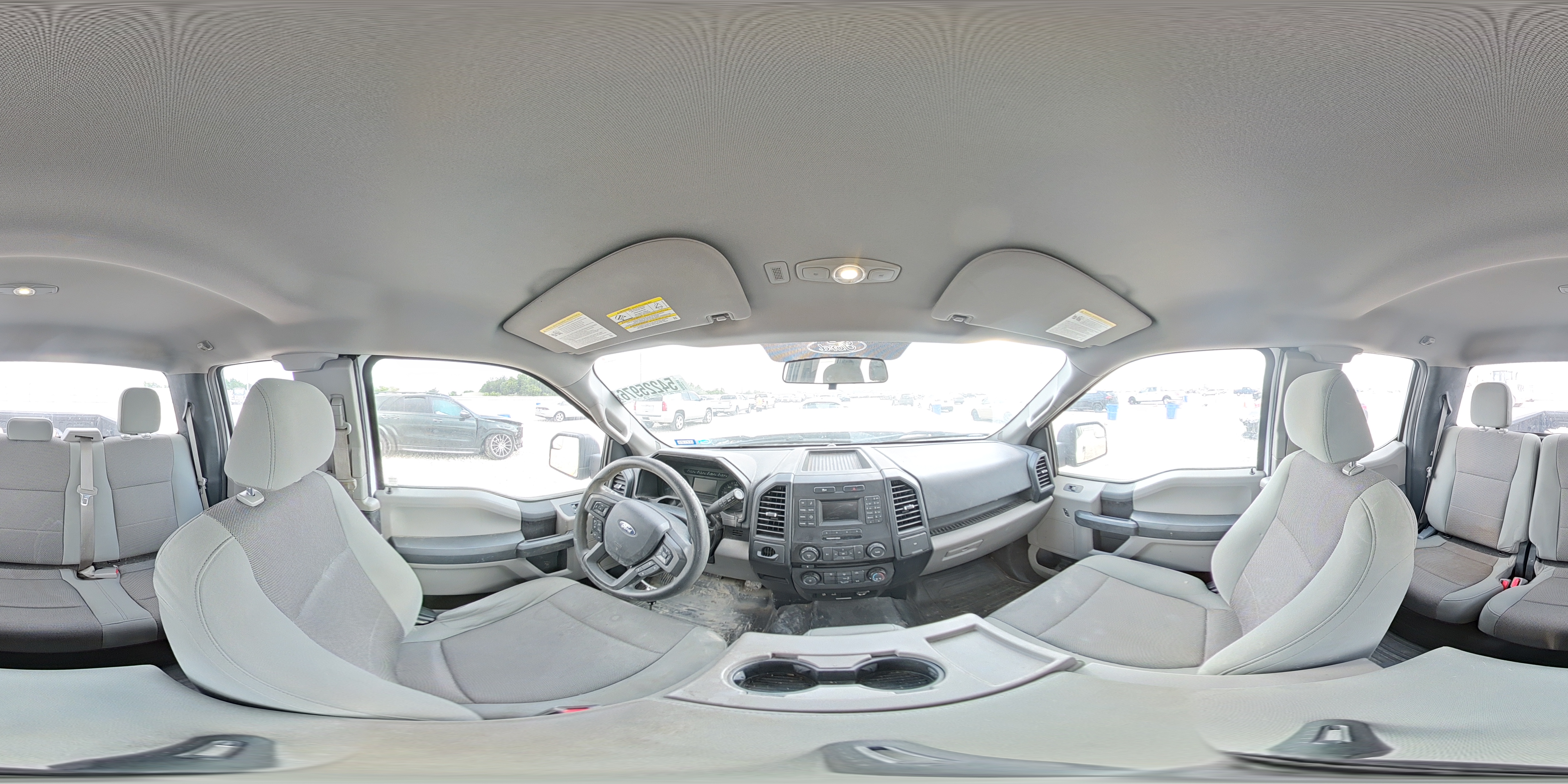 2015 Ford F150 Super Cab White vin: 1FTEX1C84FKE19961