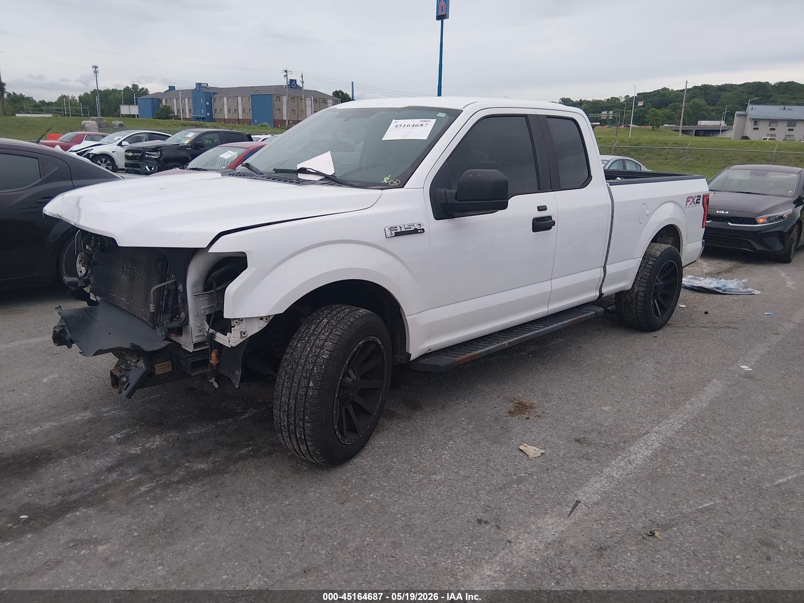 2015 Ford F-150 Xl White vin: 1FTEX1C84FKF22104