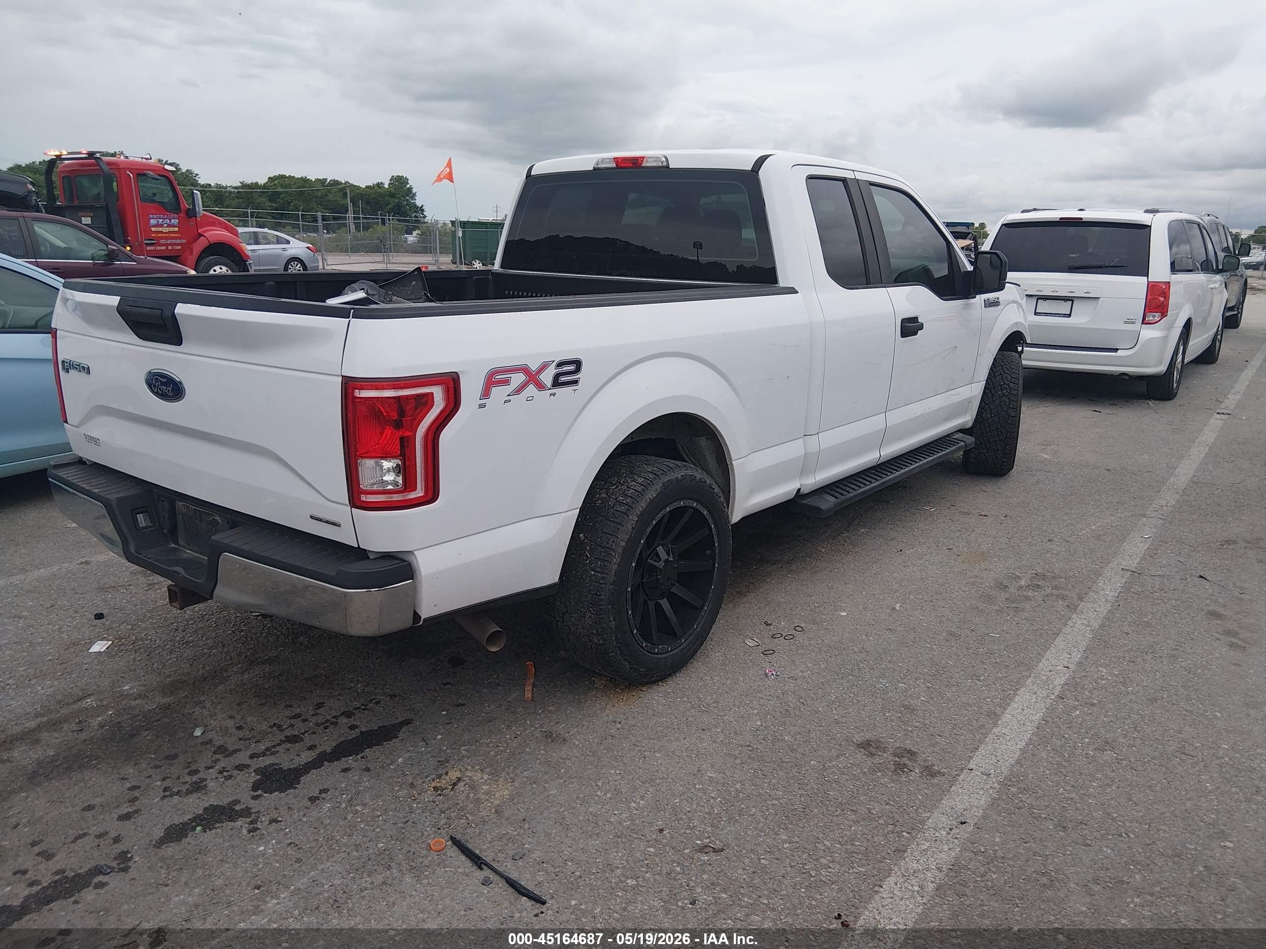 2015 Ford F-150 Xl White vin: 1FTEX1C84FKF22104