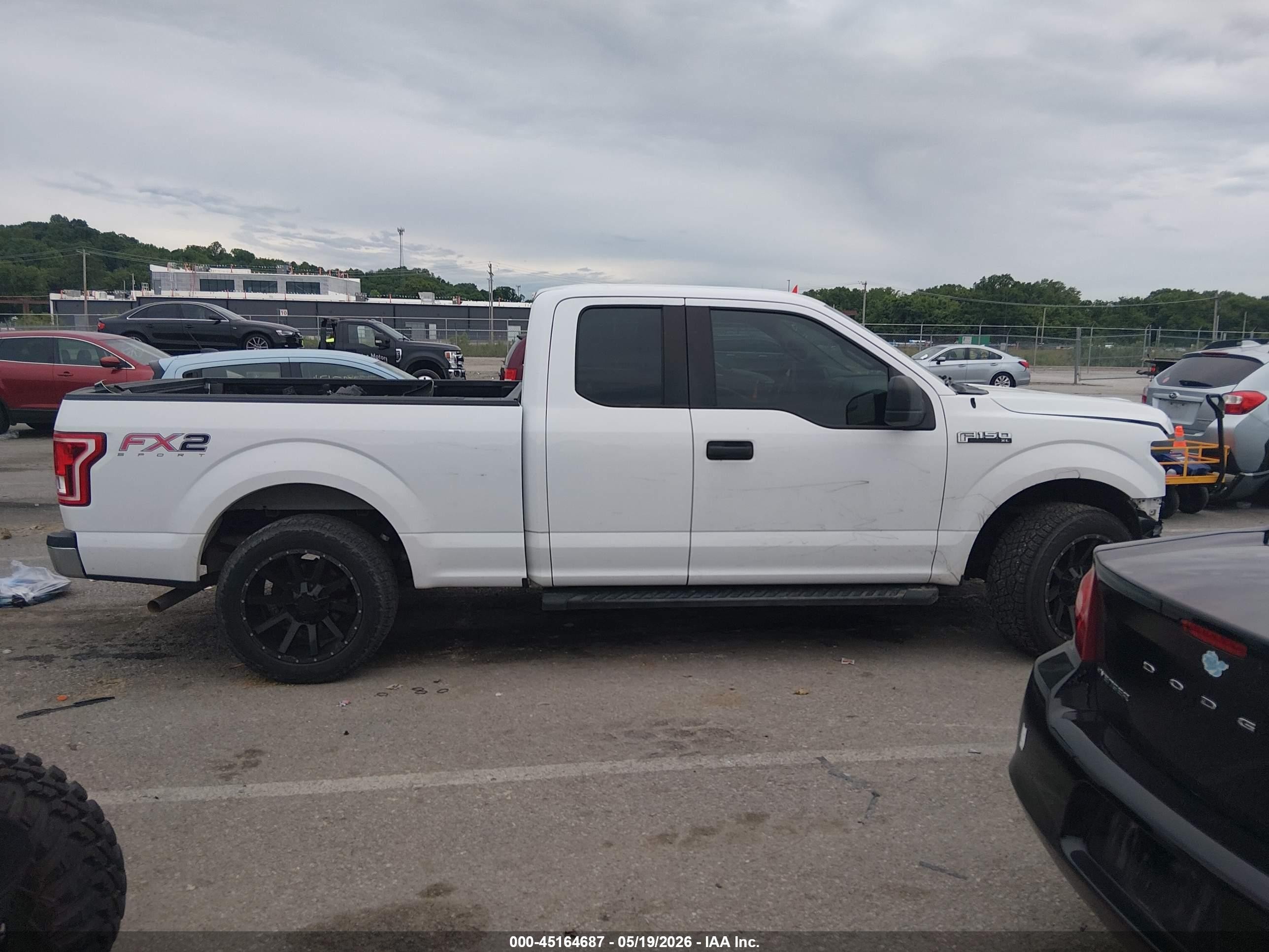 2015 Ford F-150 Xl White vin: 1FTEX1C84FKF22104