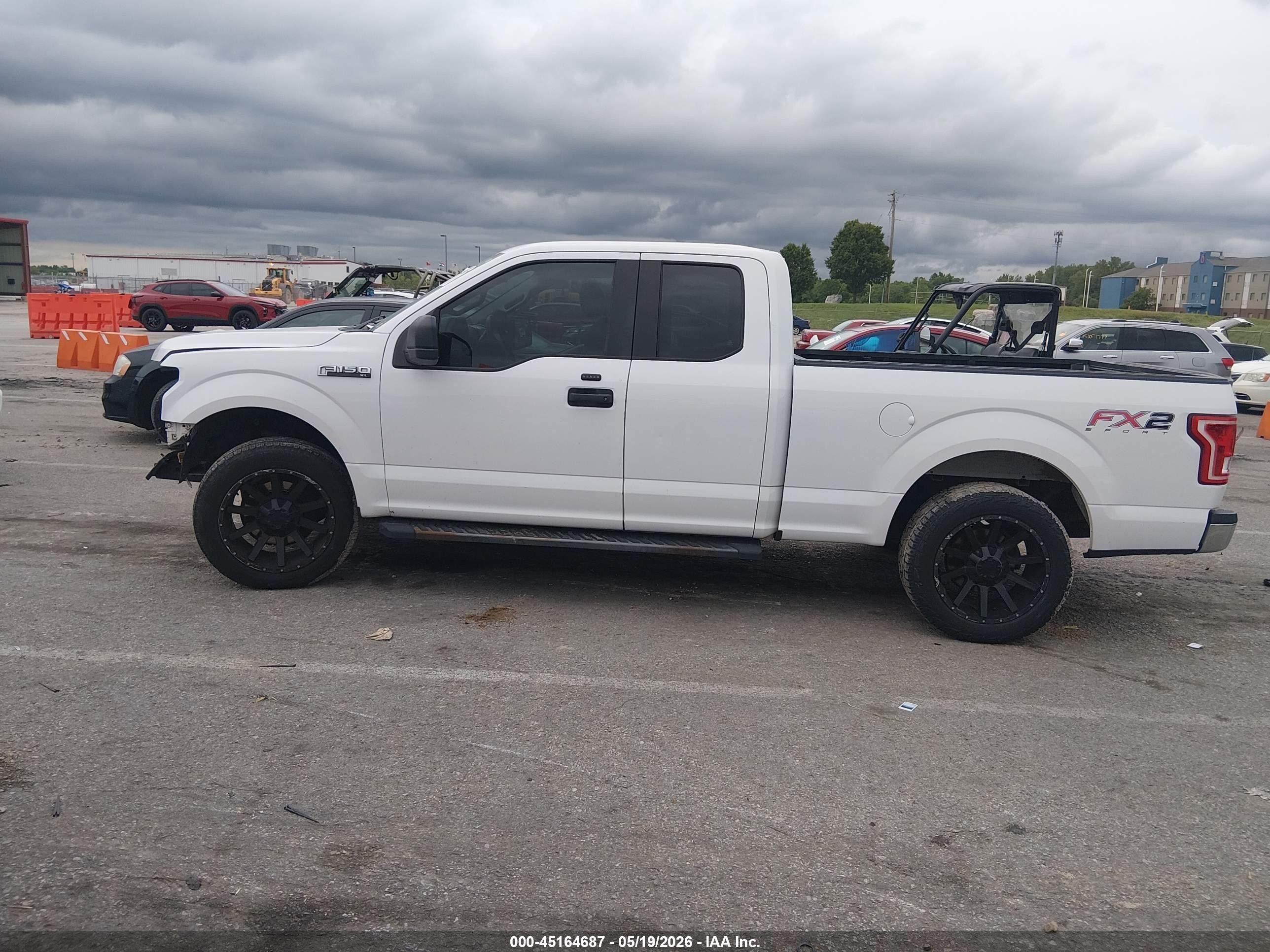 2015 Ford F-150 Xl White vin: 1FTEX1C84FKF22104