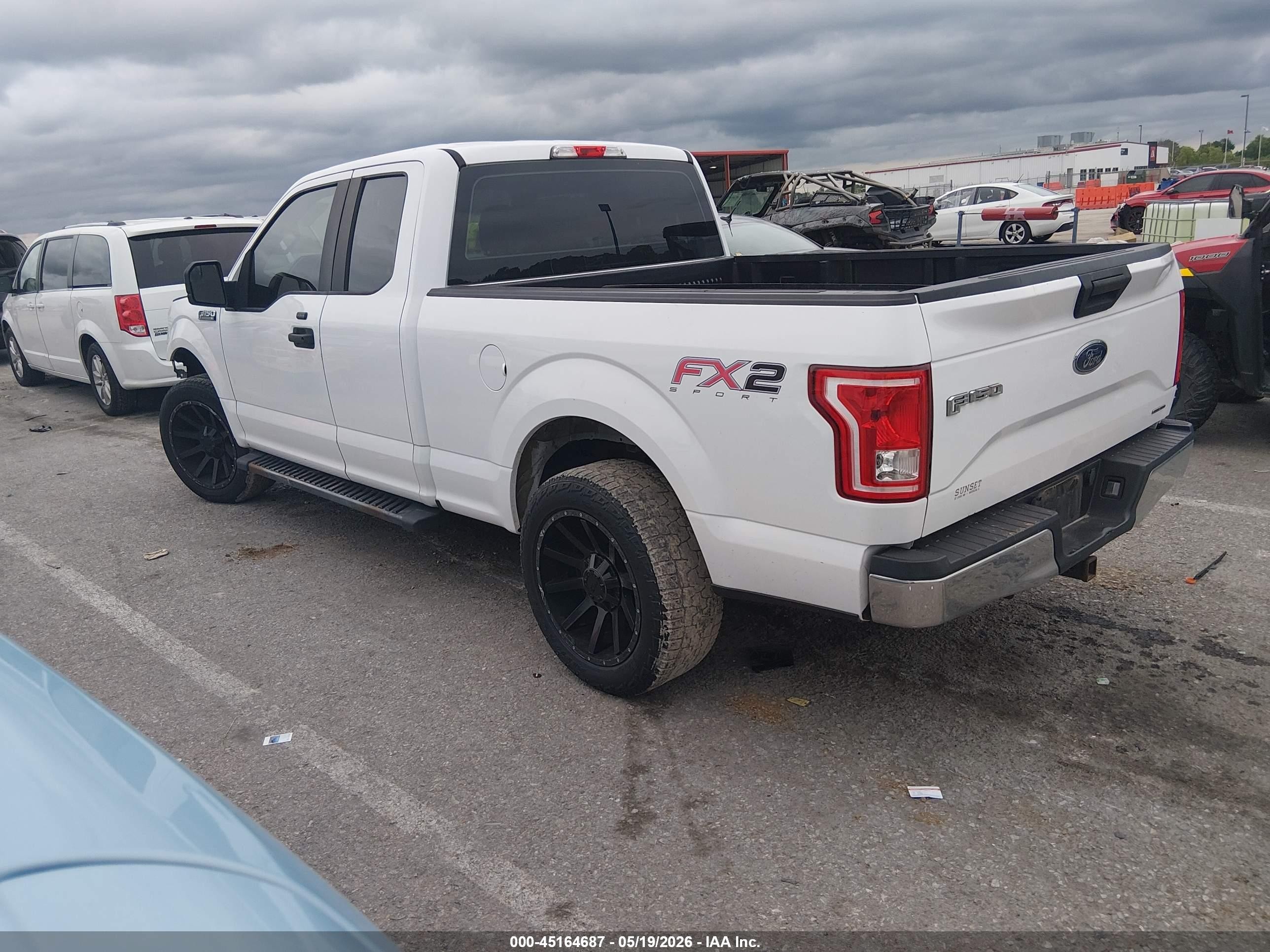 2015 Ford F-150 Xl White vin: 1FTEX1C84FKF22104