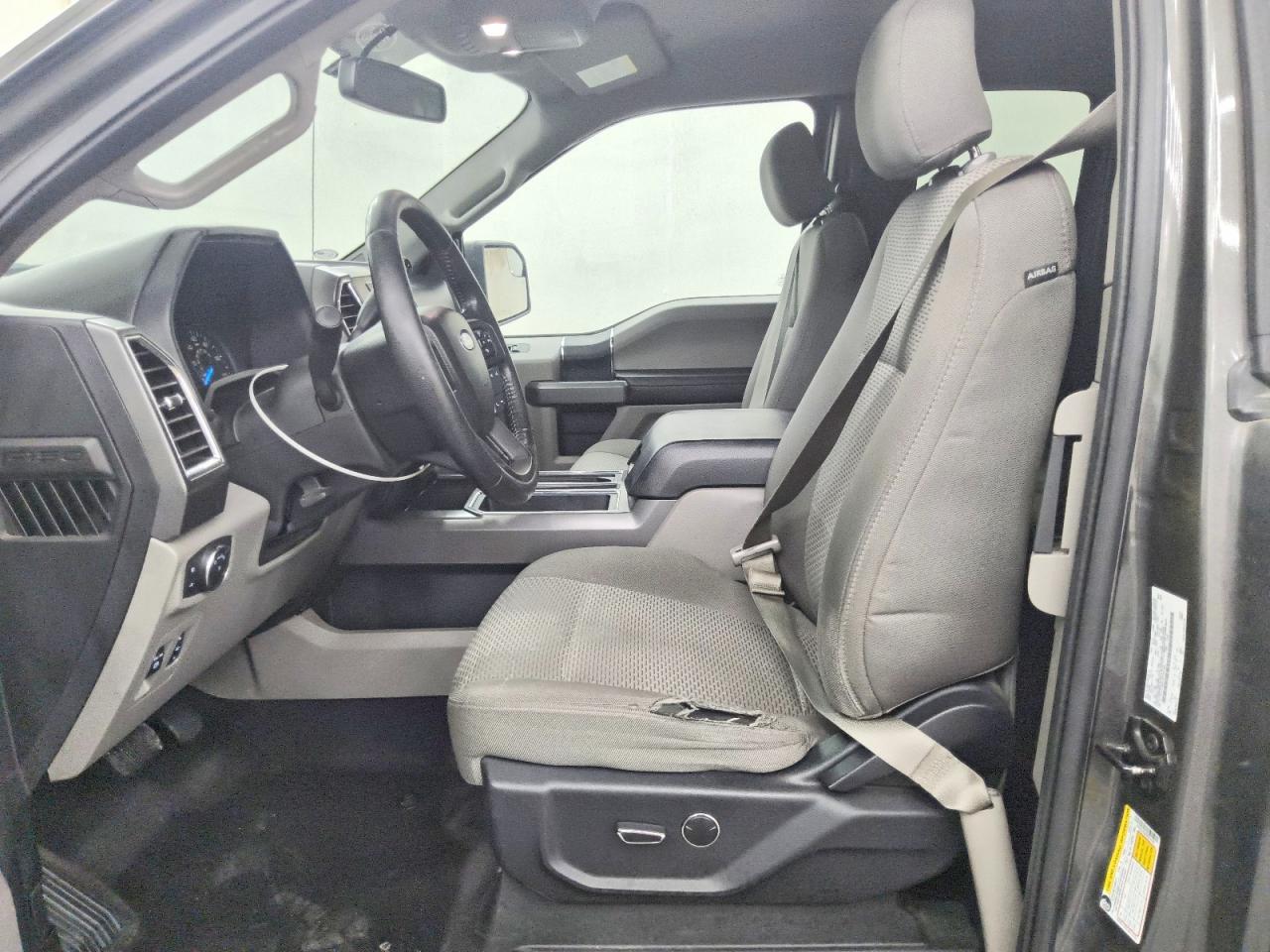 2015 Ford F150 Super Cab Gray vin: 1FTEX1C84FKF24189