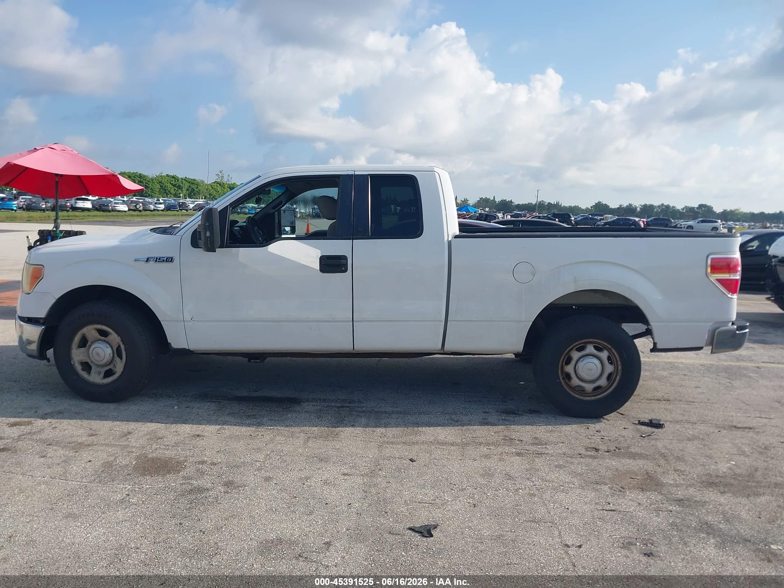 2010 Ford F-150 Fx2 Sport/stx/xl/xlt White vin: 1FTEX1C85AFC55394