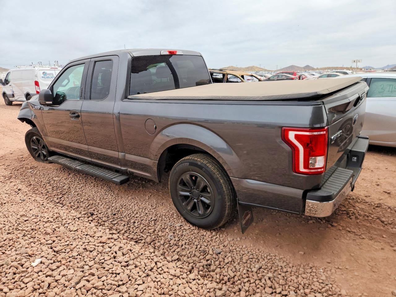 2015 Ford F150 Super Cab Charcoal vin: 1FTEX1C85FFB24165