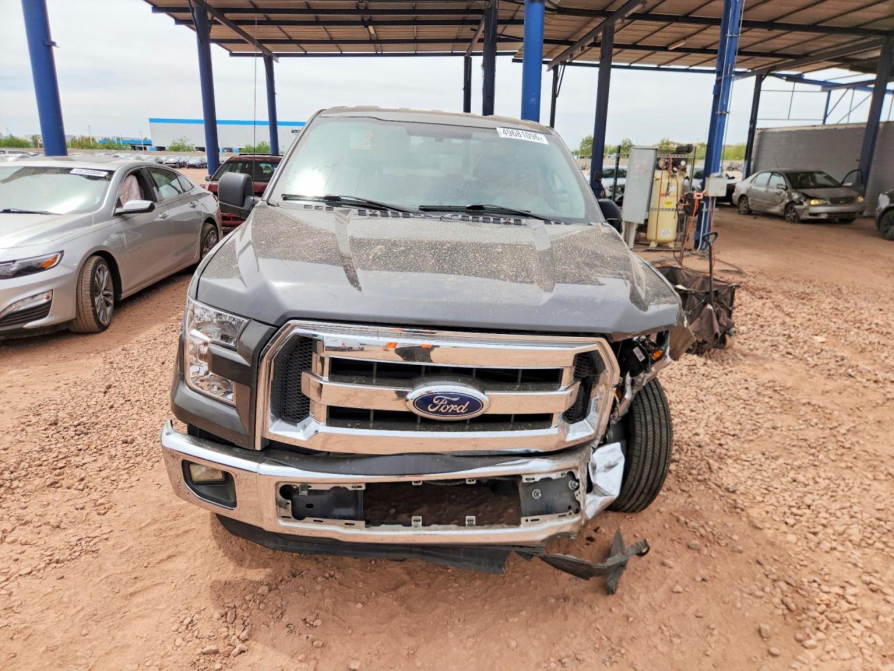 2015 Ford F150 Super Cab Charcoal vin: 1FTEX1C85FFB24165