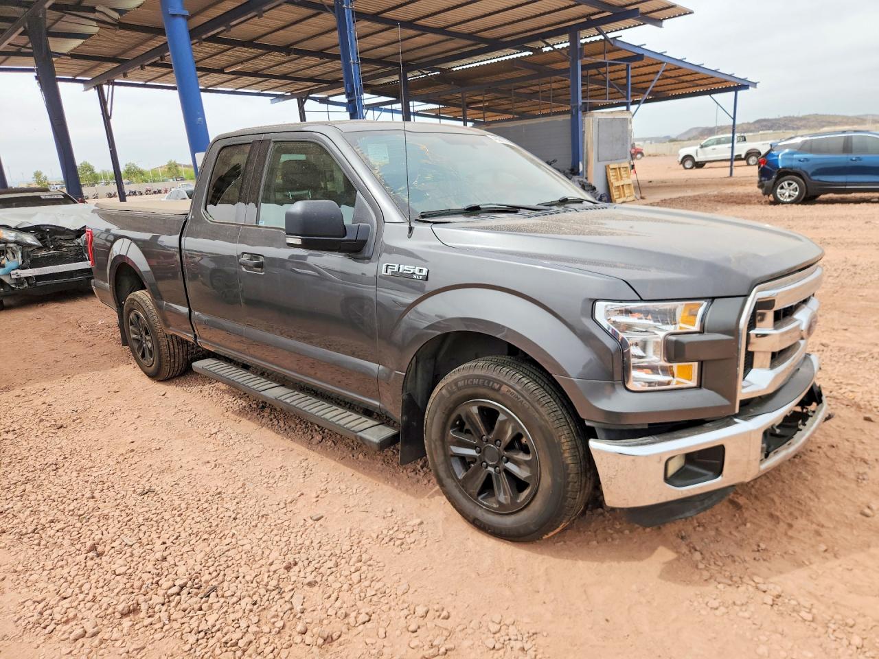 2015 Ford F150 Super Cab Charcoal vin: 1FTEX1C85FFB24165