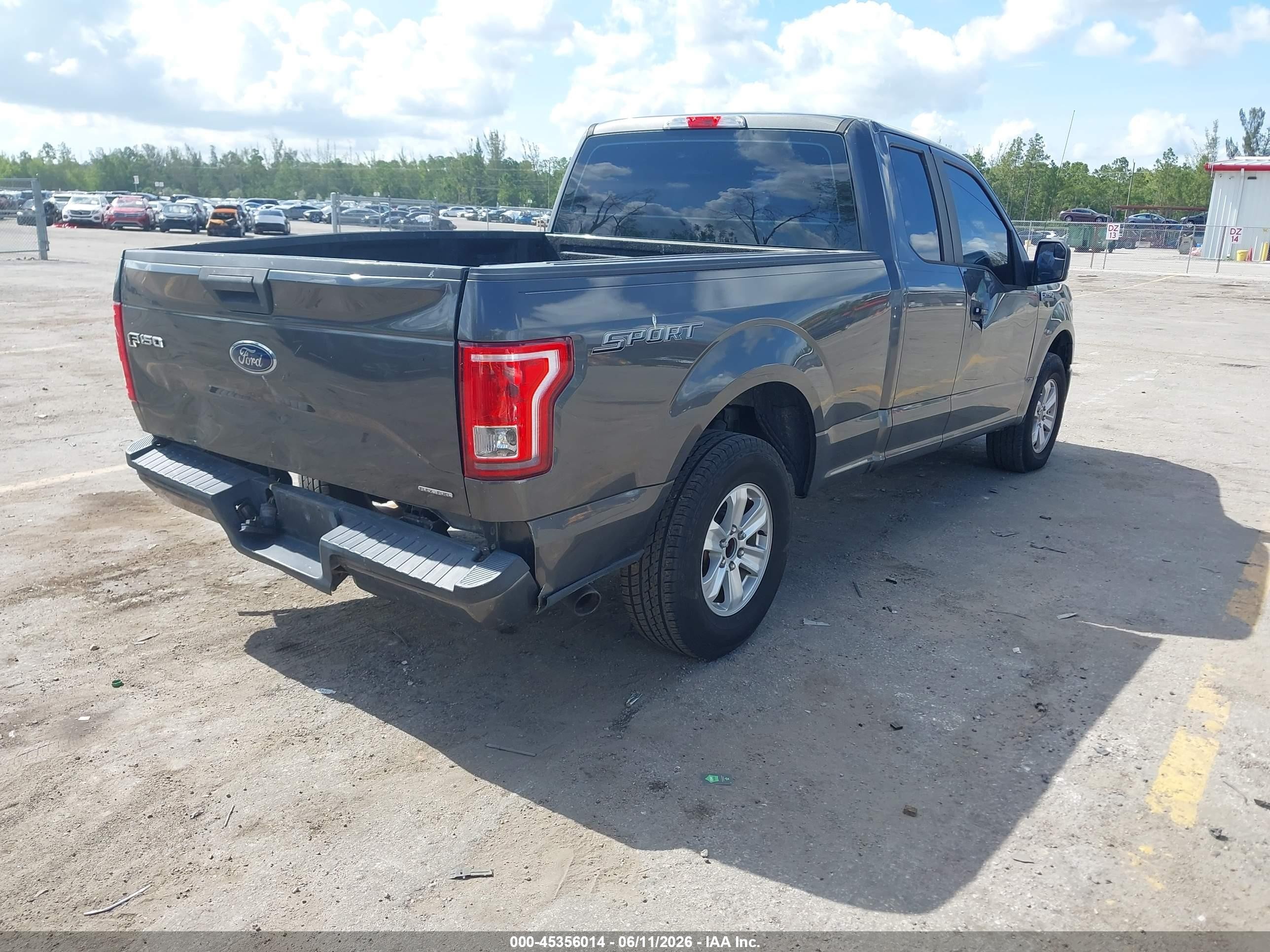 2015 Ford F-150 Xl Gray vin: 1FTEX1C85FFC26985