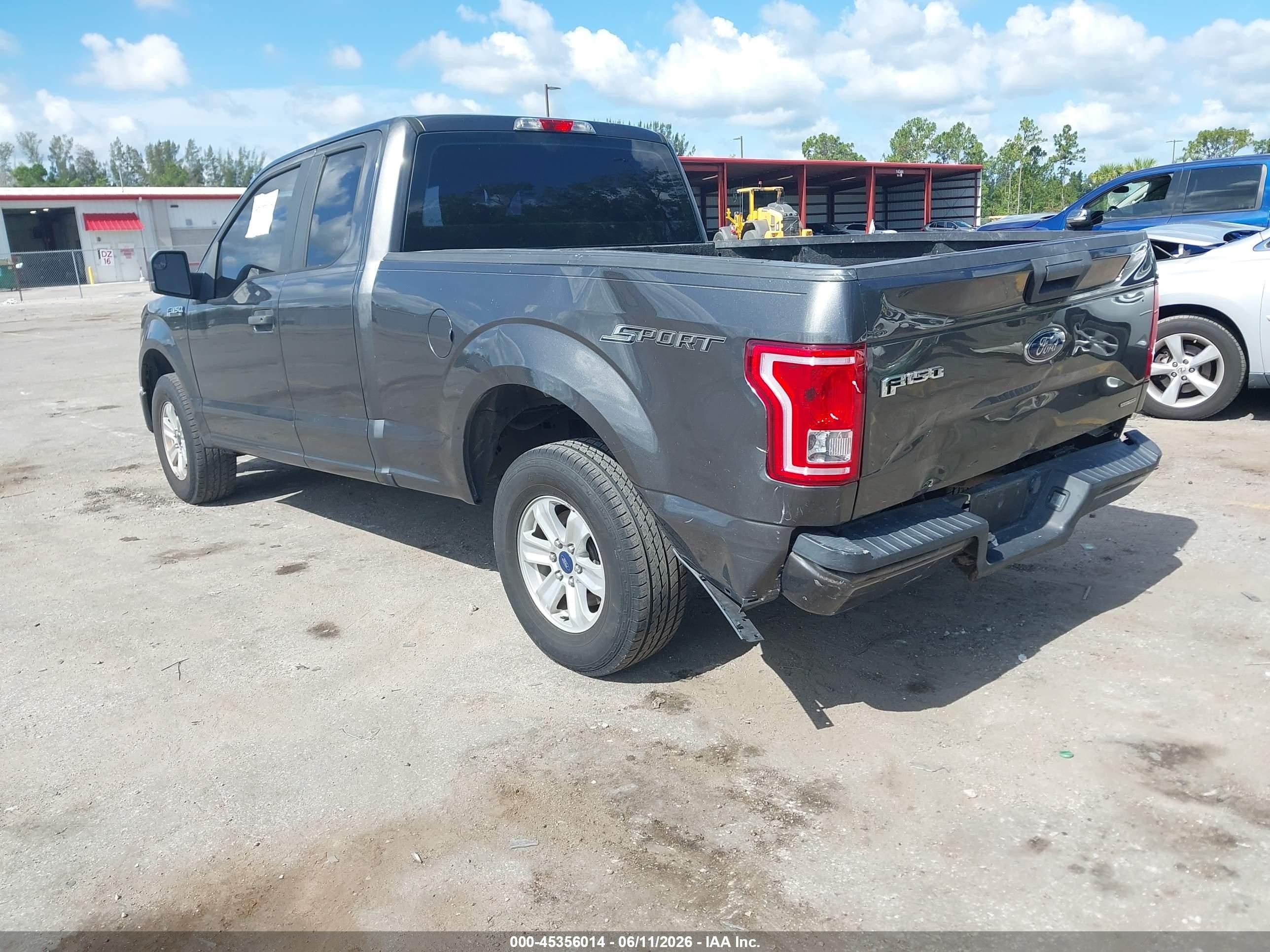 2015 Ford F-150 Xl Gray vin: 1FTEX1C85FFC26985