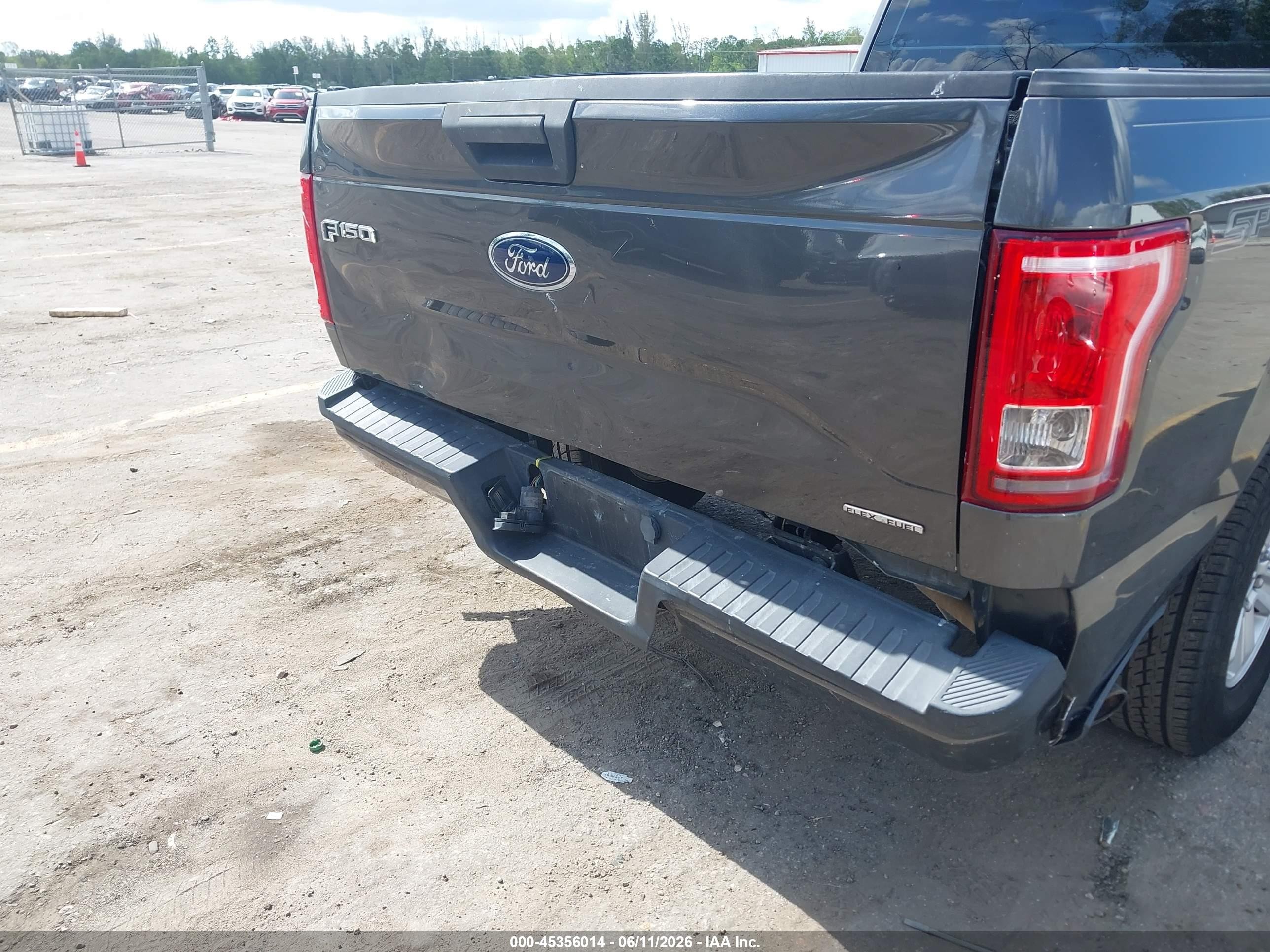 2015 Ford F-150 Xl Gray vin: 1FTEX1C85FFC26985