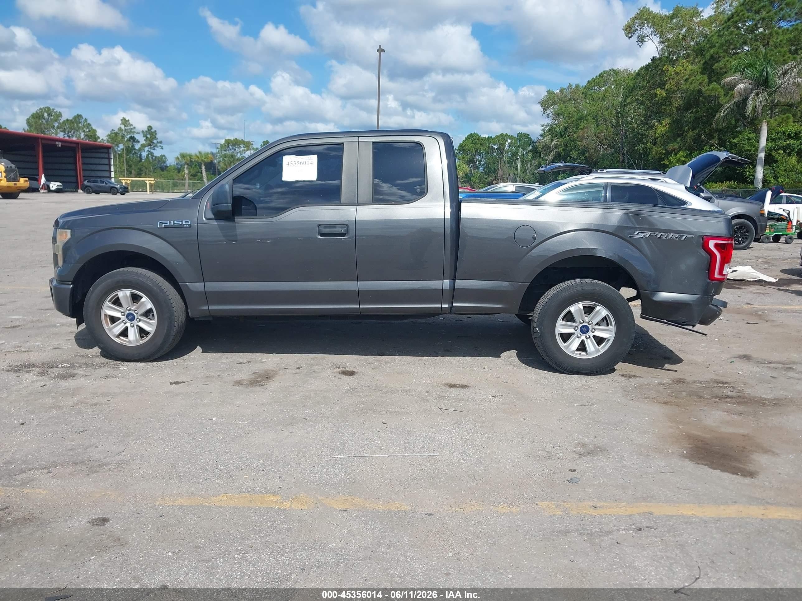 2015 Ford F-150 Xl Gray vin: 1FTEX1C85FFC26985