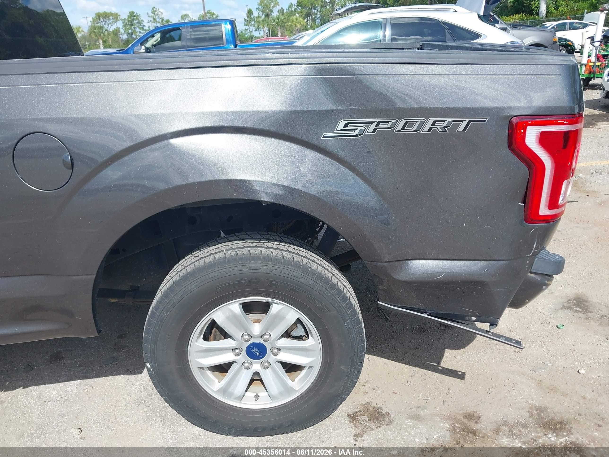 2015 Ford F-150 Xl Gray vin: 1FTEX1C85FFC26985