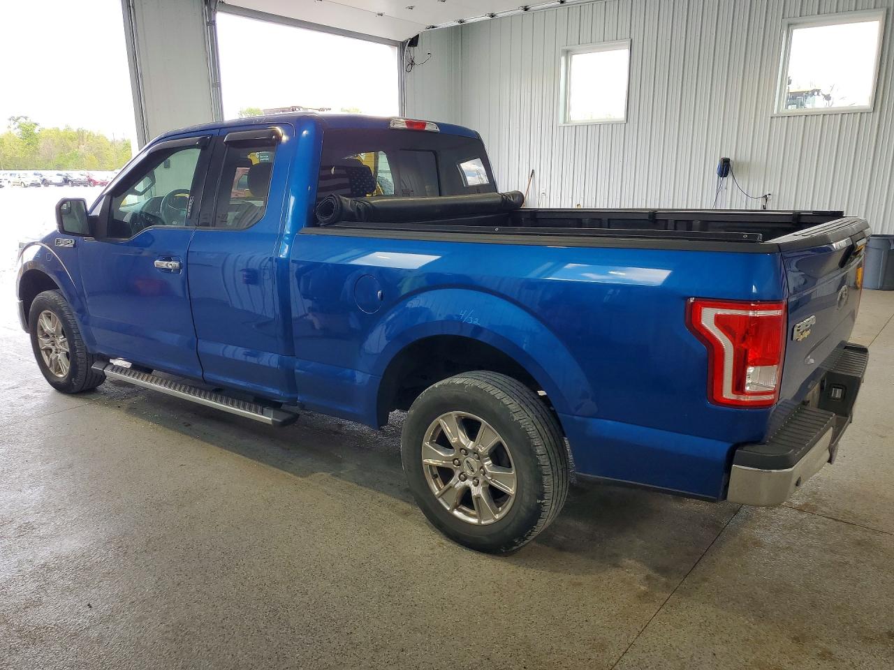 2017 Ford F150 Super Cab Blue vin: 1FTEX1C85HKD15675