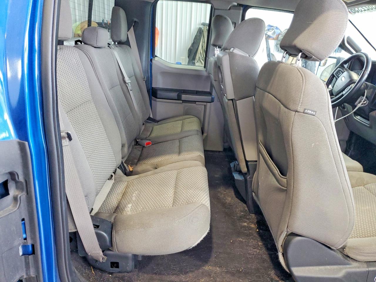 2017 Ford F150 Super Cab Blue vin: 1FTEX1C85HKD15675