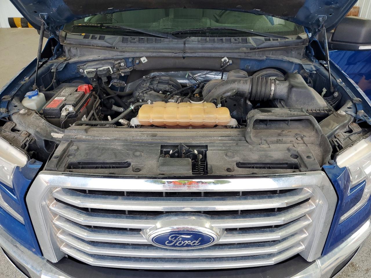 2017 Ford F150 Super Cab Blue vin: 1FTEX1C85HKD15675