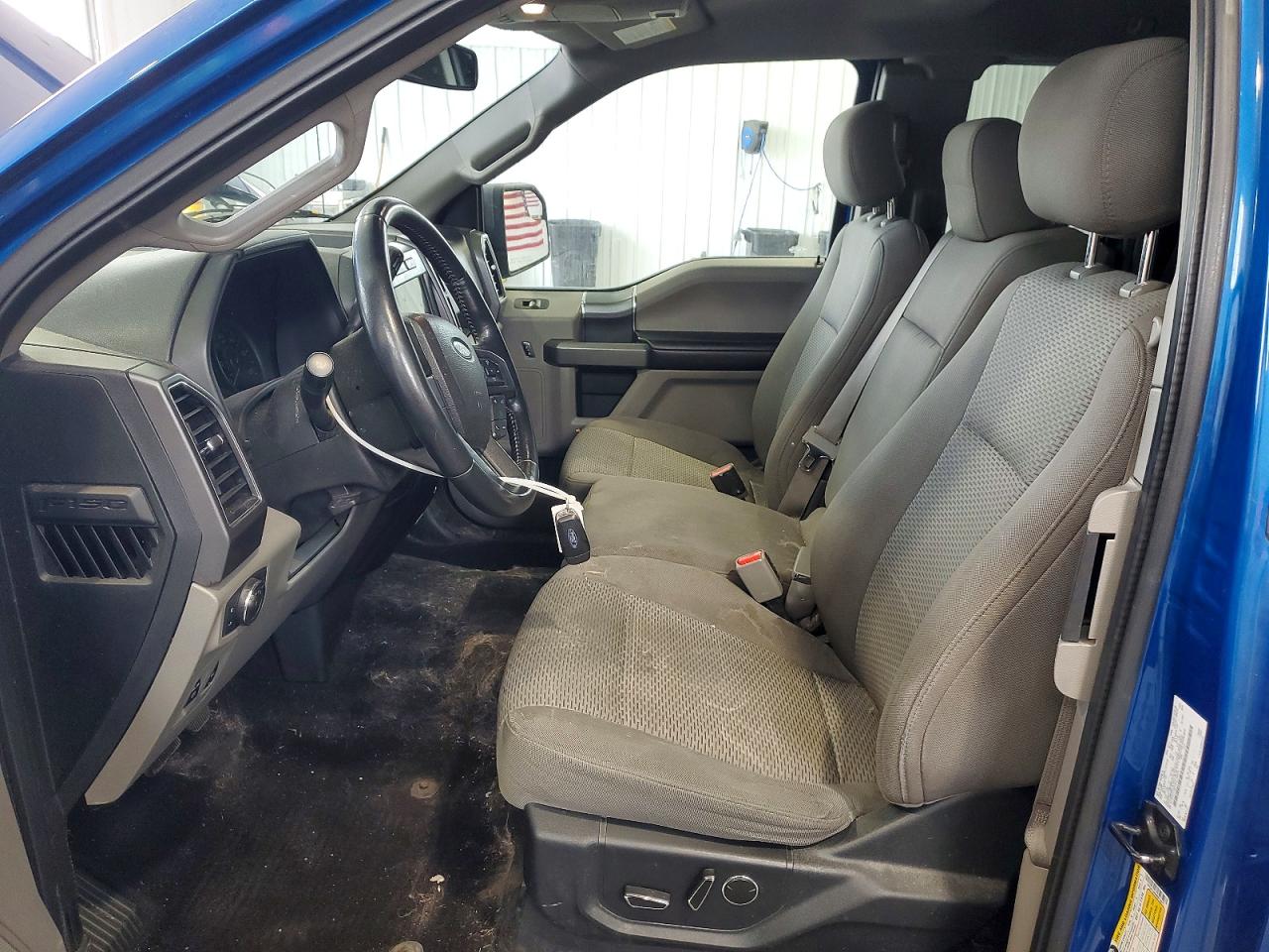 2017 Ford F150 Super Cab Blue vin: 1FTEX1C85HKD15675