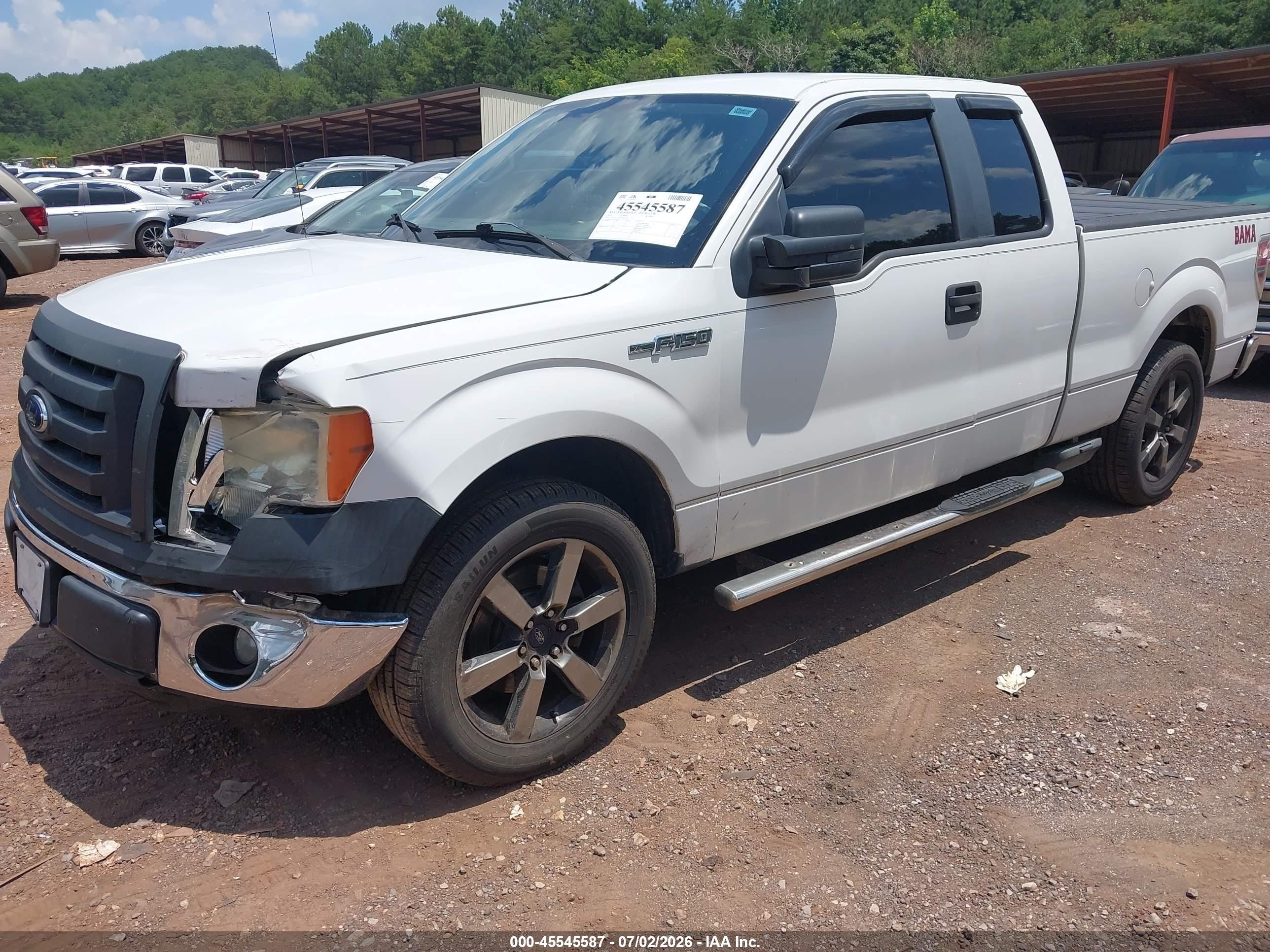 2010 Ford F-150 Fx2 Sport/stx/xl/xlt White vin: 1FTEX1C86AFB90779