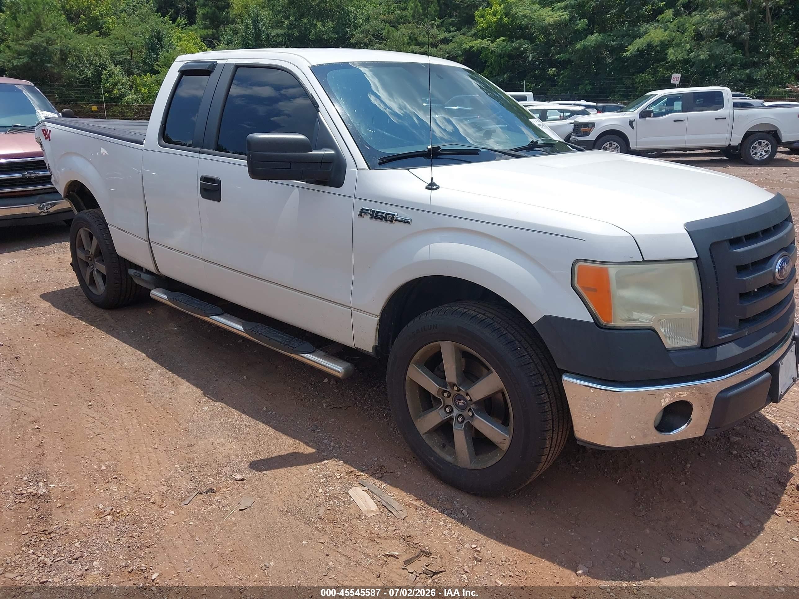 2010 Ford F-150 Fx2 Sport/stx/xl/xlt White vin: 1FTEX1C86AFB90779