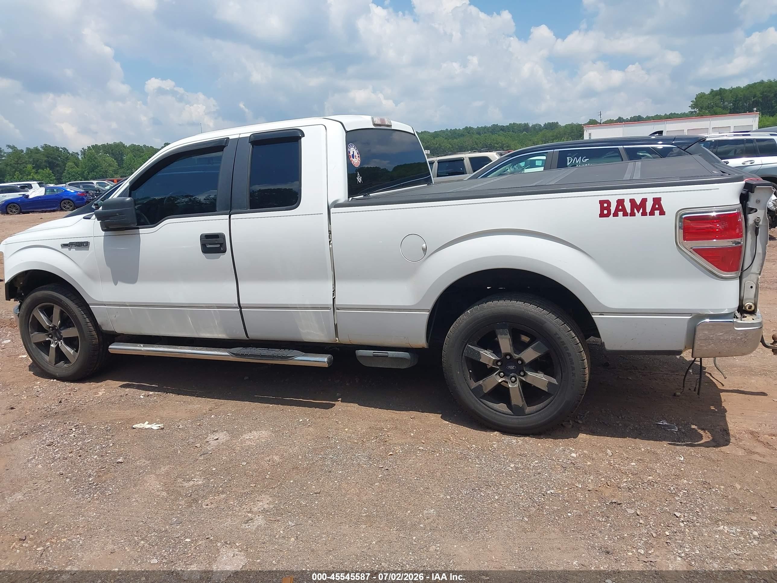 2010 Ford F-150 Fx2 Sport/stx/xl/xlt White vin: 1FTEX1C86AFB90779