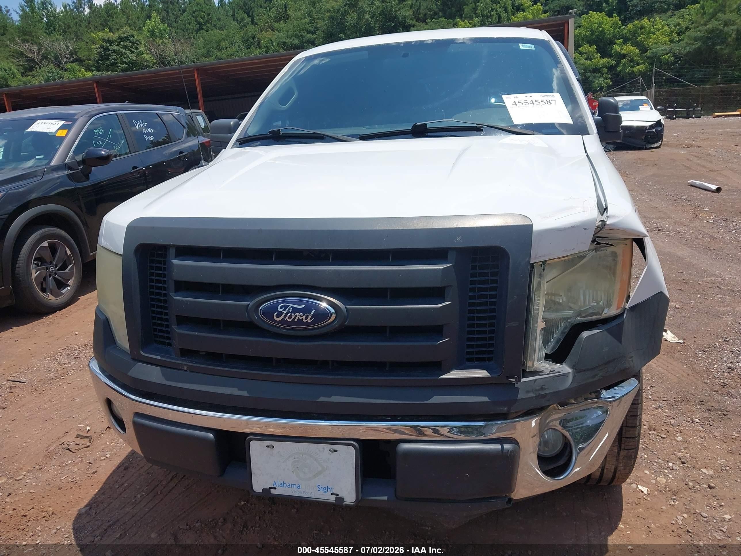 2010 Ford F-150 Fx2 Sport/stx/xl/xlt White vin: 1FTEX1C86AFB90779
