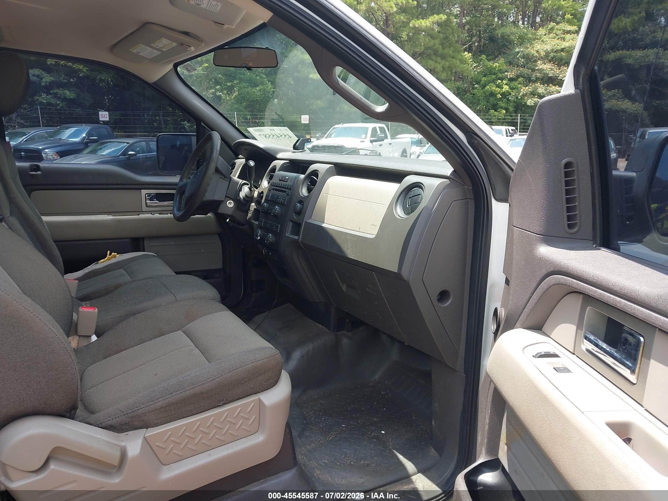 2010 Ford F-150 Fx2 Sport/stx/xl/xlt White vin: 1FTEX1C86AFB90779