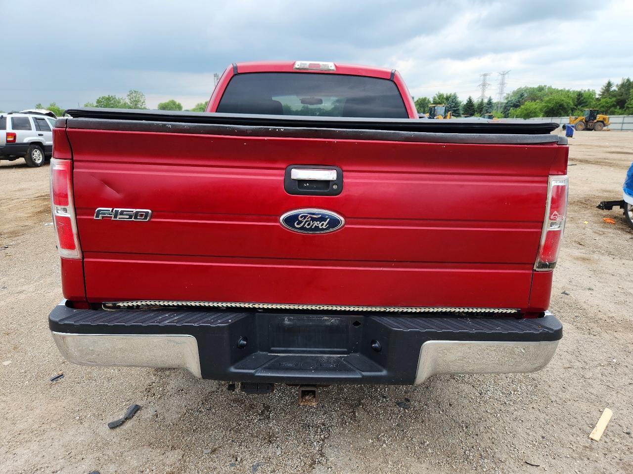 2010 Ford F150 Super Cab Красный vin: 1FTEX1C86AKE10400