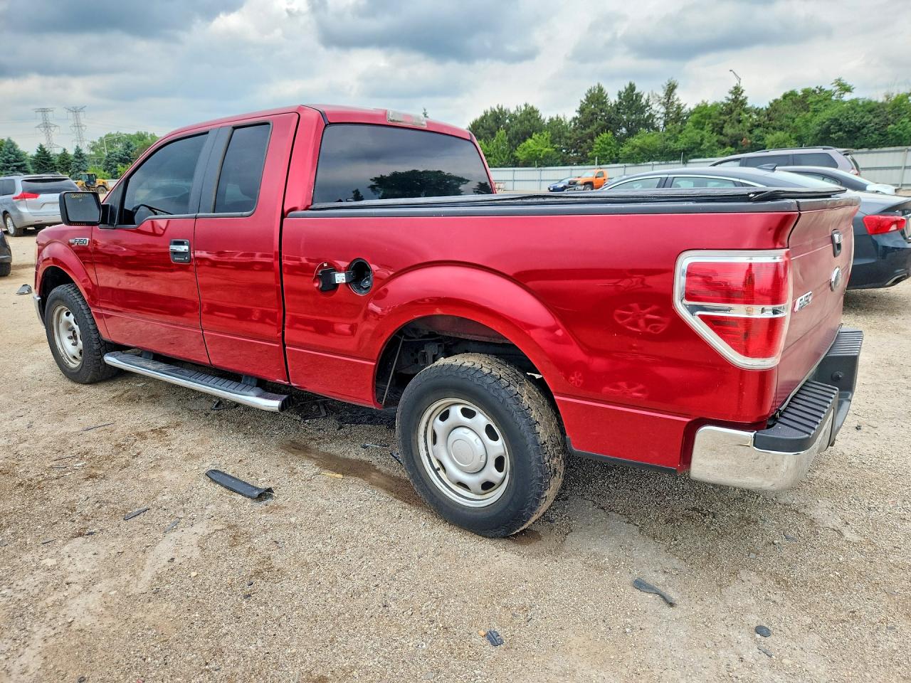 2010 Ford F150 Super Cab Красный vin: 1FTEX1C86AKE10400