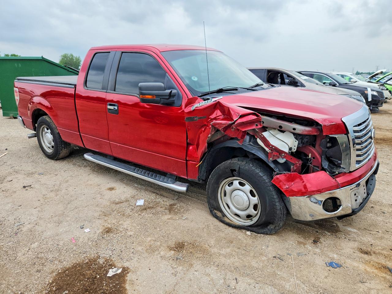2010 Ford F150 Super Cab Красный vin: 1FTEX1C86AKE10400