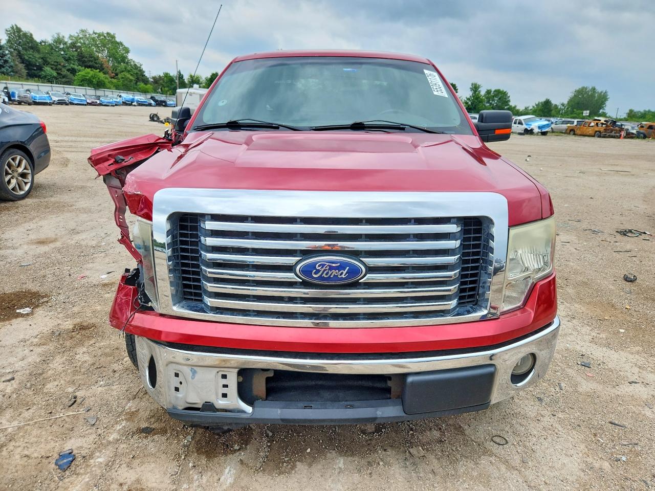 2010 Ford F150 Super Cab Красный vin: 1FTEX1C86AKE10400