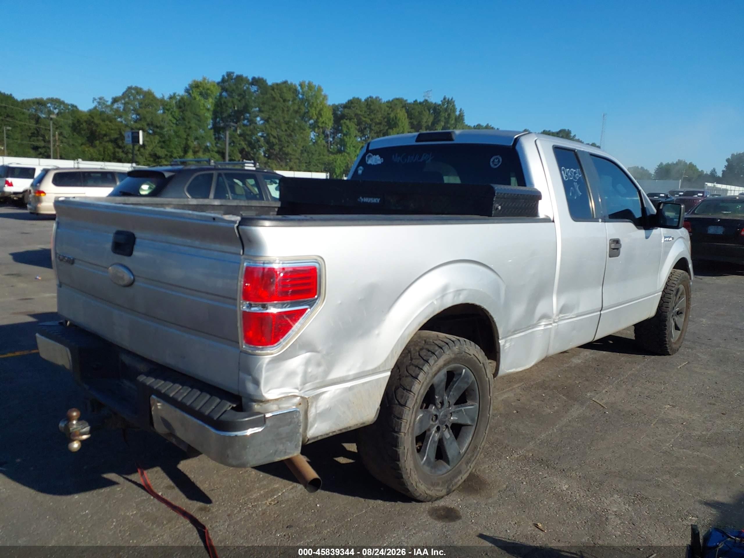 2010 Ford F-150 Fx2 Sport/stx/xl/xlt Silver vin: 1FTEX1C87AFB13824