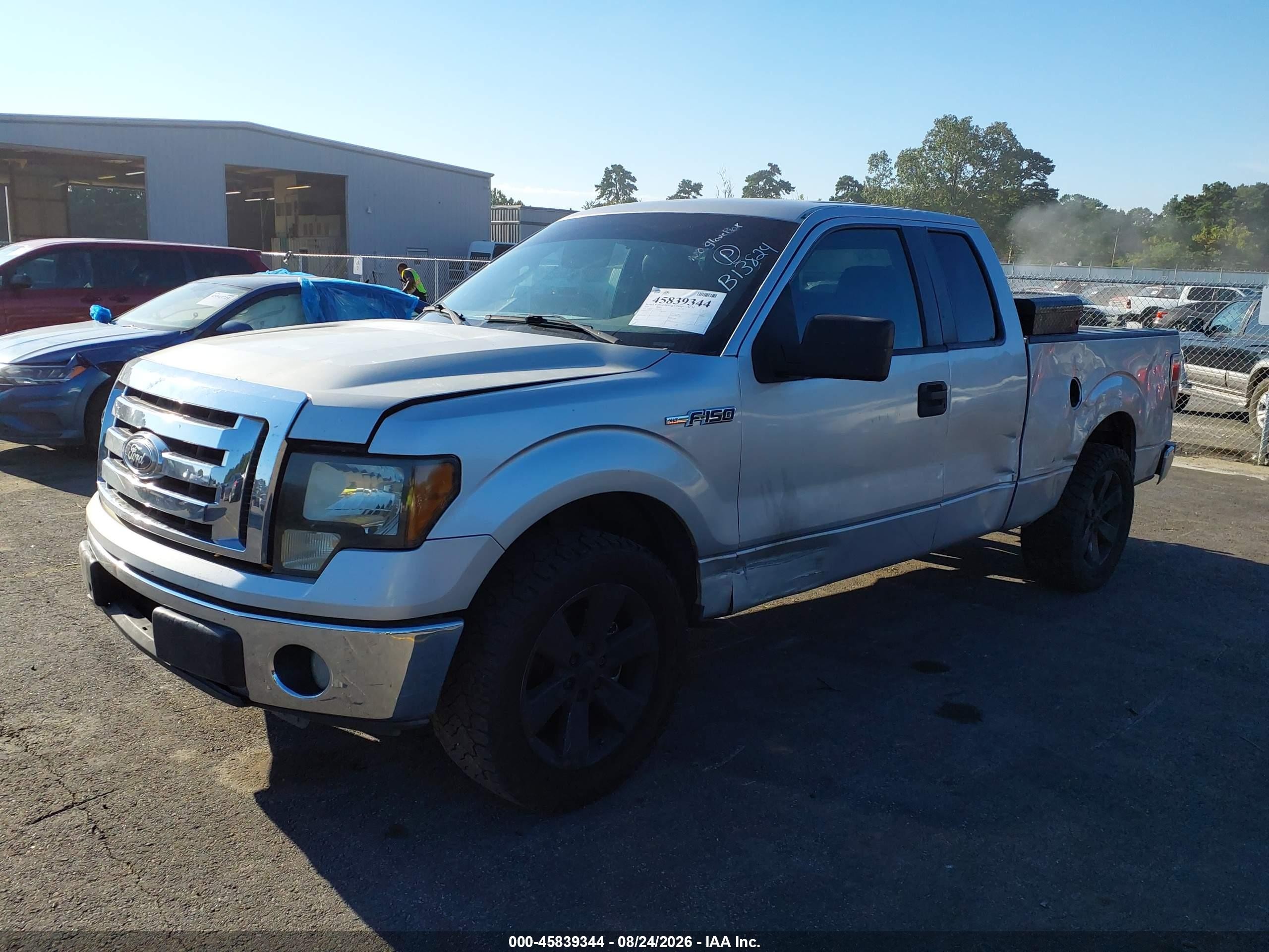 2010 Ford F-150 Fx2 Sport/stx/xl/xlt Silver vin: 1FTEX1C87AFB13824
