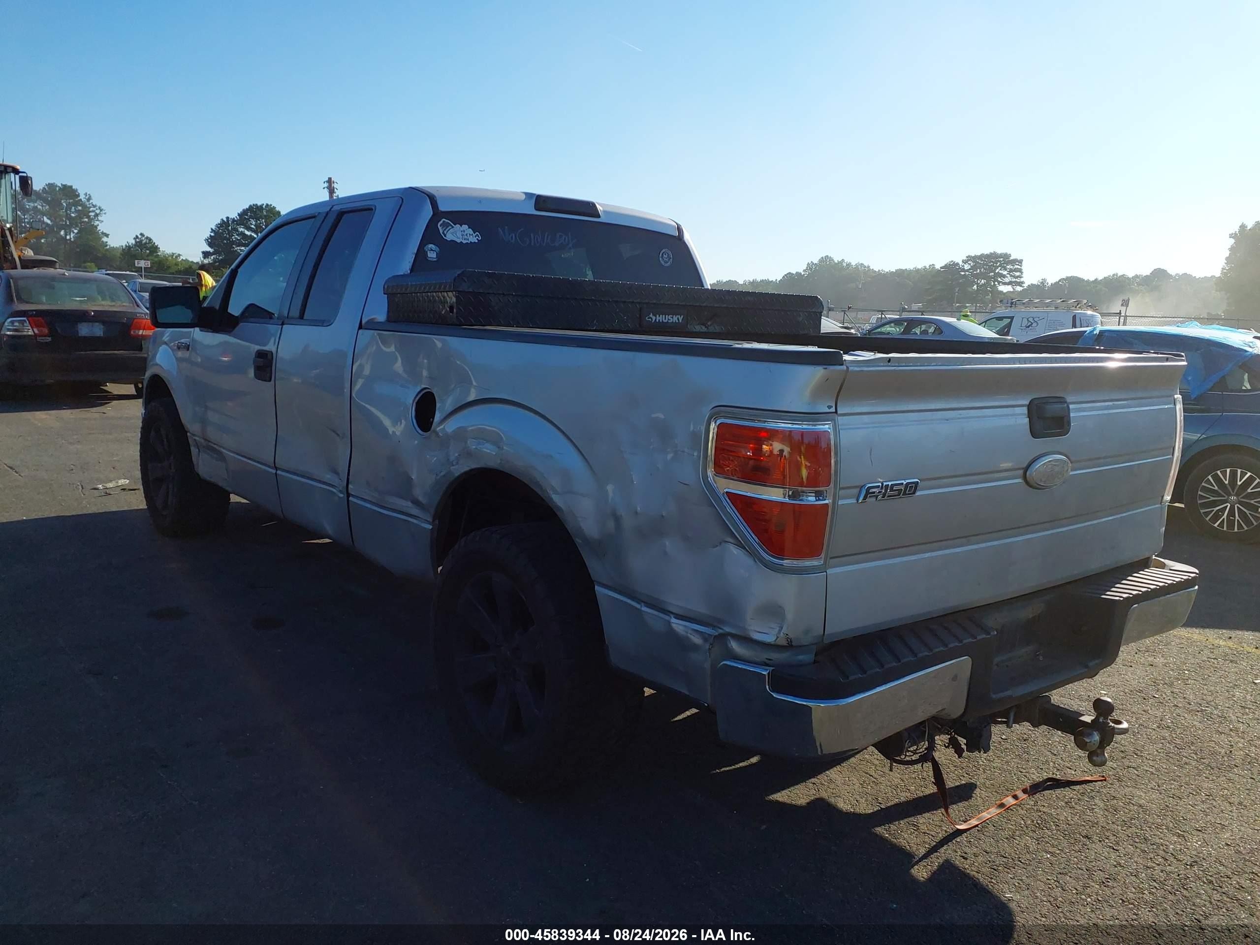2010 Ford F-150 Fx2 Sport/stx/xl/xlt Silver vin: 1FTEX1C87AFB13824