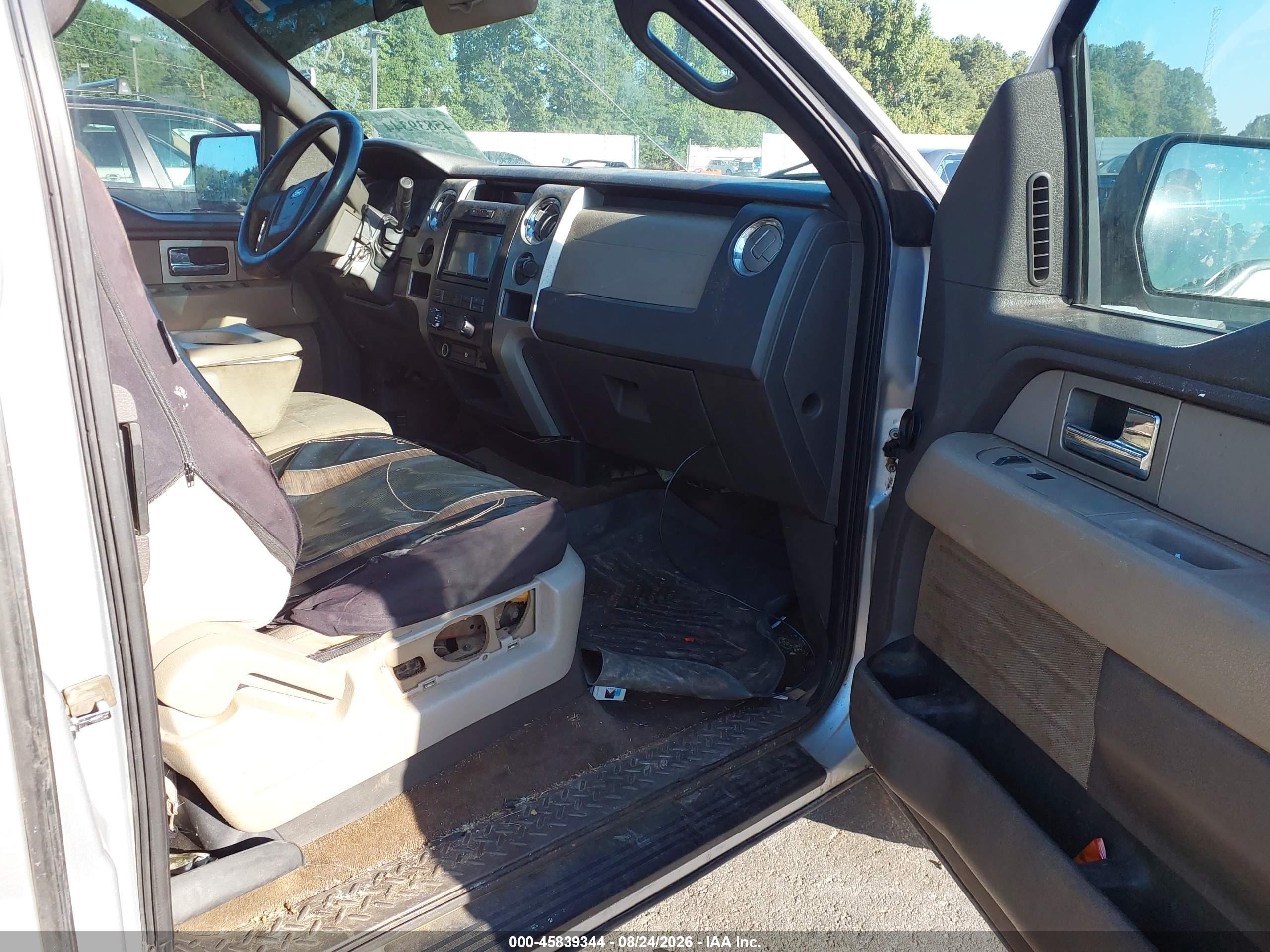 2010 Ford F-150 Fx2 Sport/stx/xl/xlt Silver vin: 1FTEX1C87AFB13824