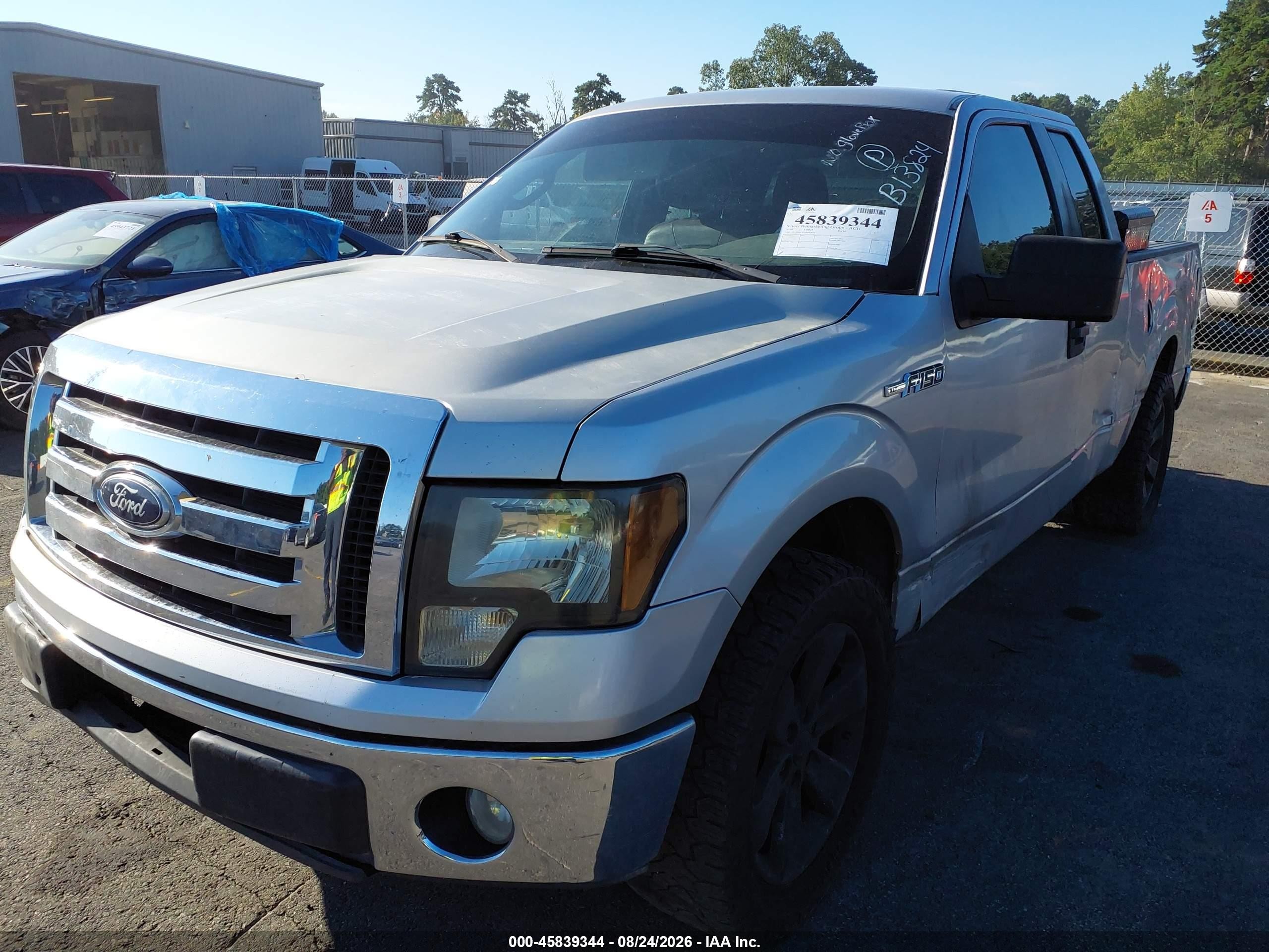 2010 Ford F-150 Fx2 Sport/stx/xl/xlt Silver vin: 1FTEX1C87AFB13824