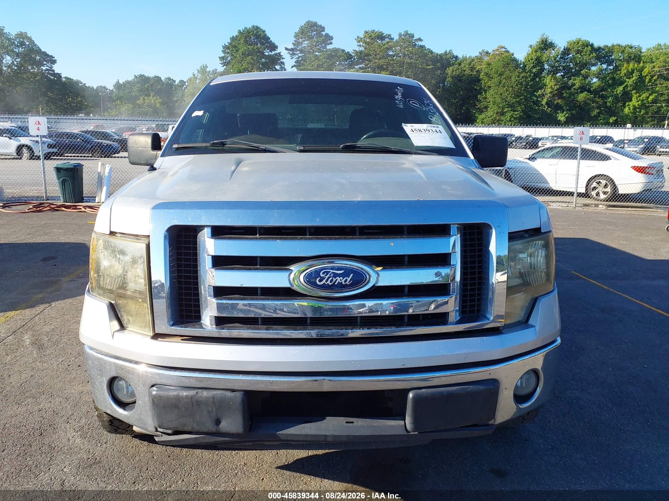 2010 Ford F-150 Fx2 Sport/stx/xl/xlt Silver vin: 1FTEX1C87AFB13824