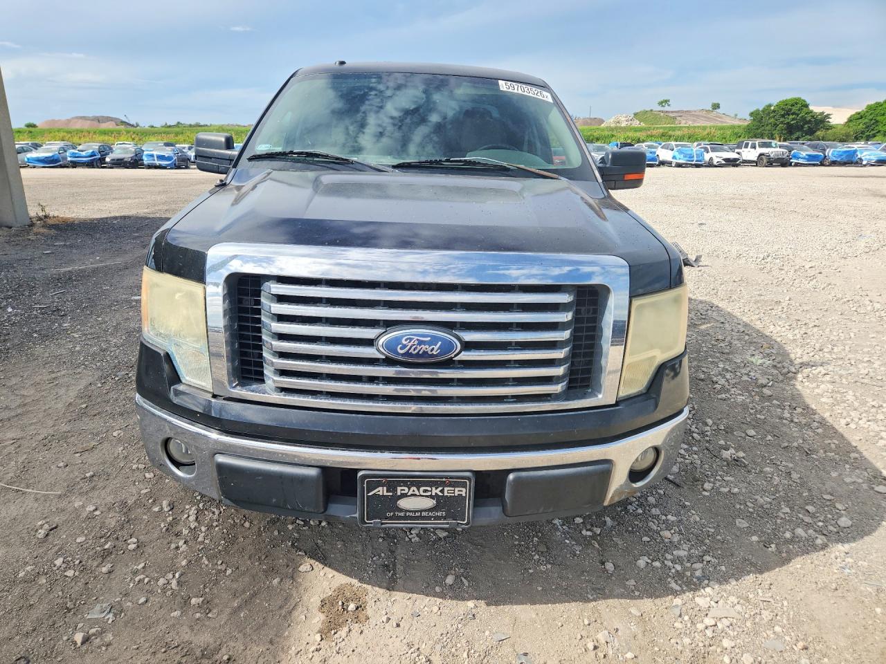 2010 Ford F150 Super Cab Black vin: 1FTEX1C87AKB48709