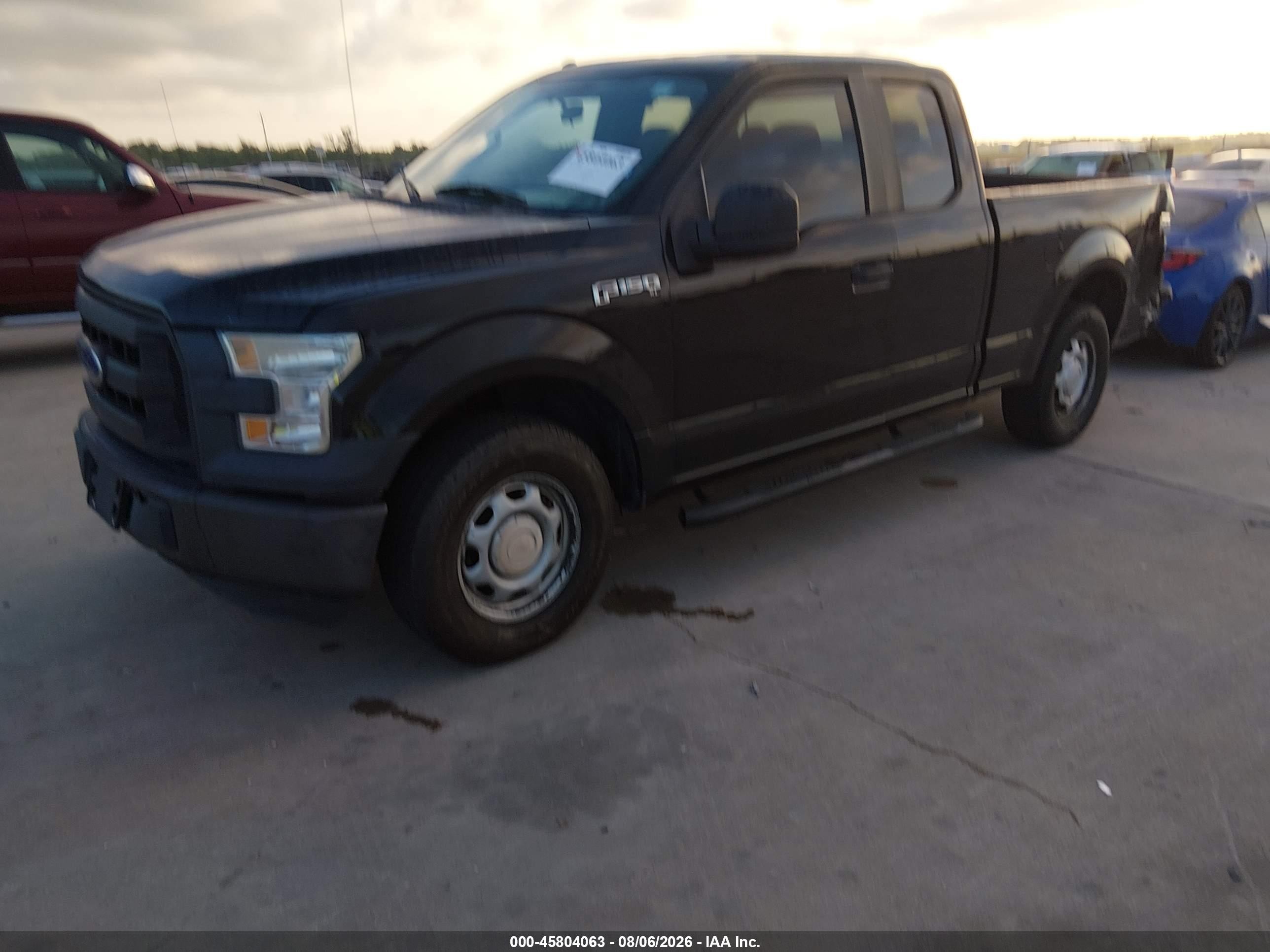 2015 Ford F-150 Xl Black vin: 1FTEX1C87FFA61490