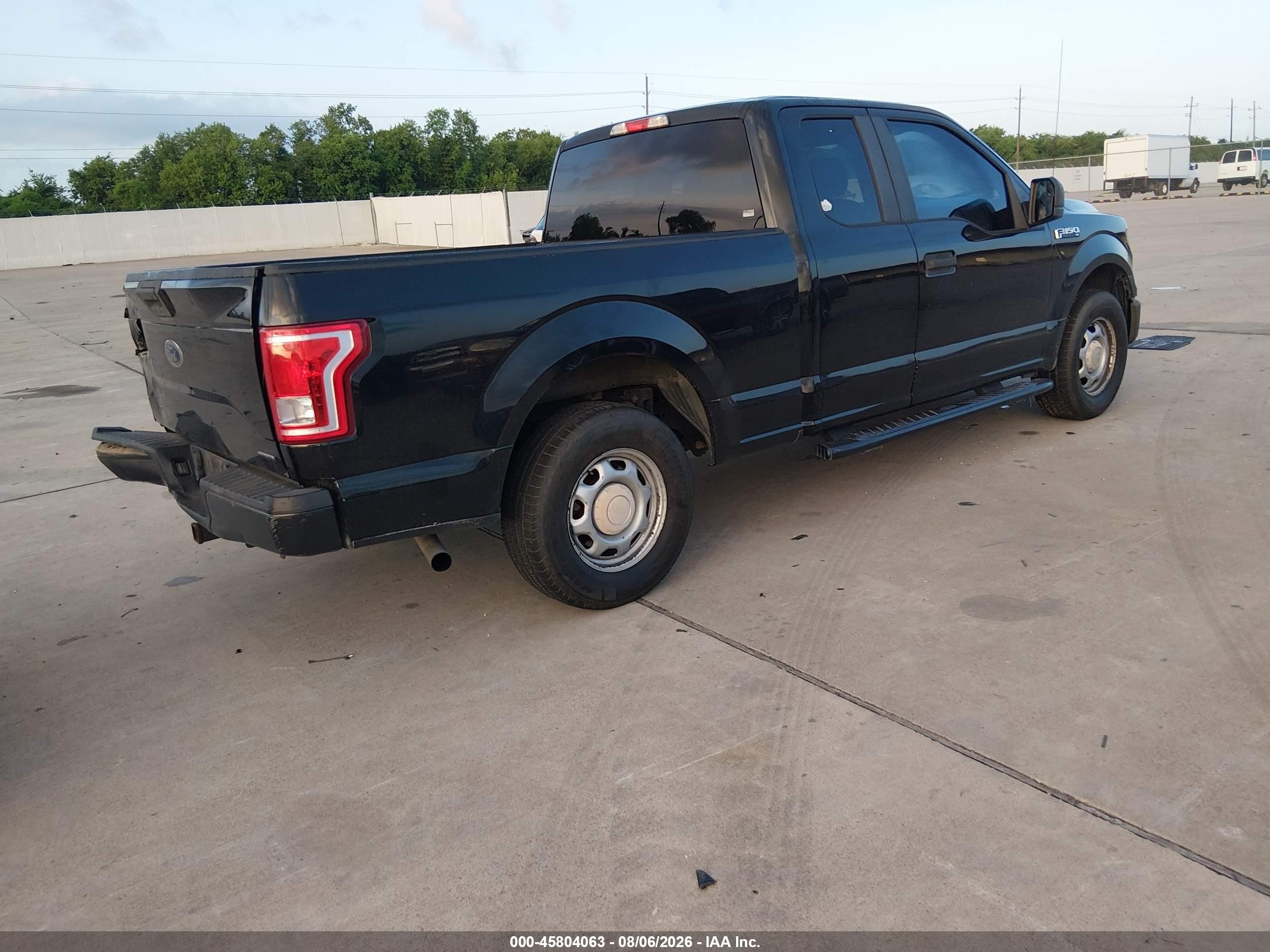 2015 Ford F-150 Xl Black vin: 1FTEX1C87FFA61490