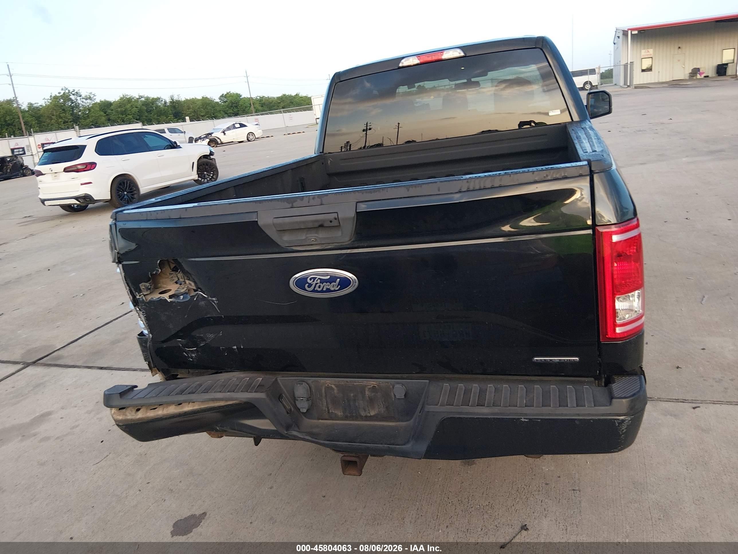 2015 Ford F-150 Xl Black vin: 1FTEX1C87FFA61490