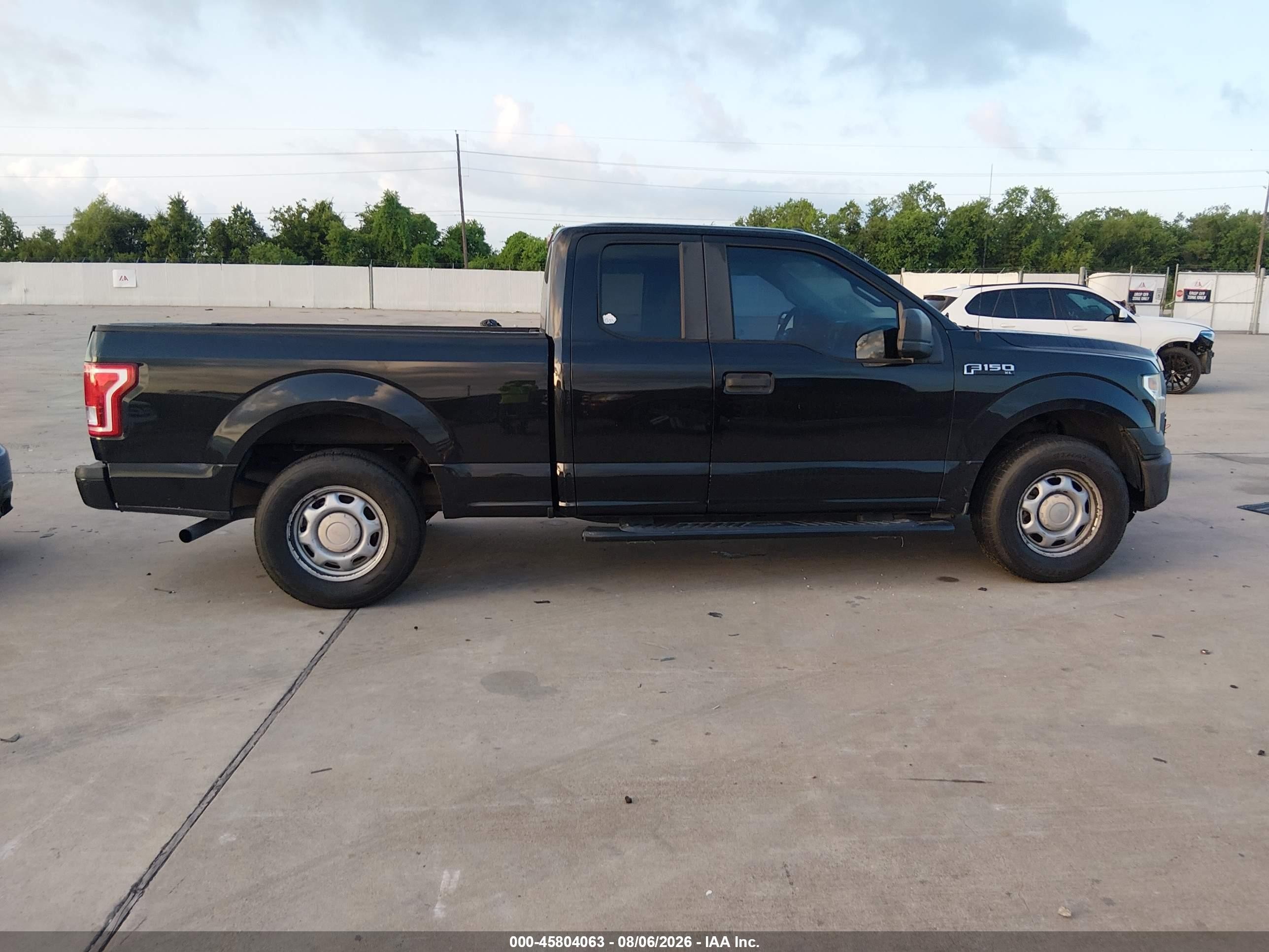 2015 Ford F-150 Xl Black vin: 1FTEX1C87FFA61490