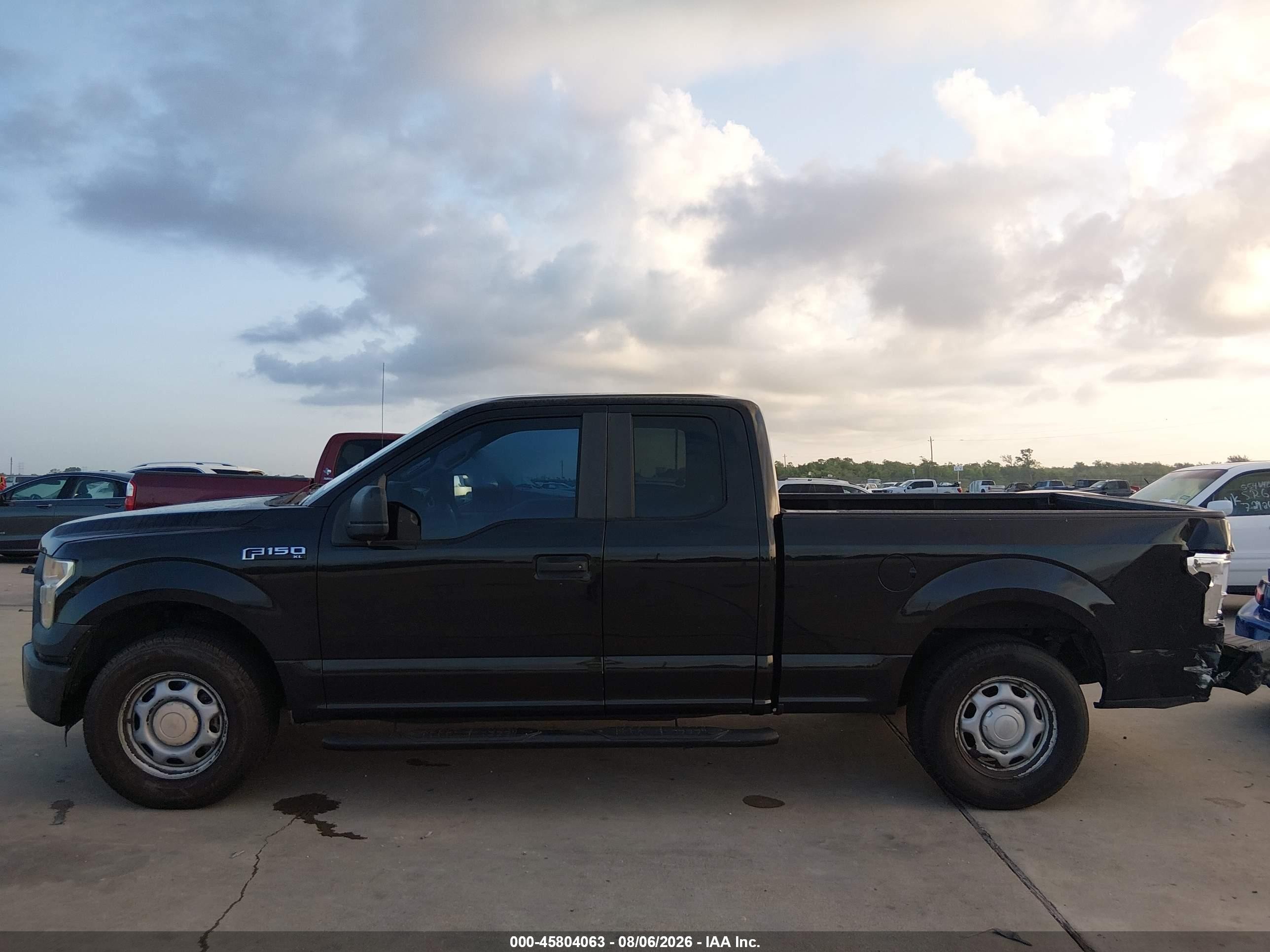 2015 Ford F-150 Xl Black vin: 1FTEX1C87FFA61490