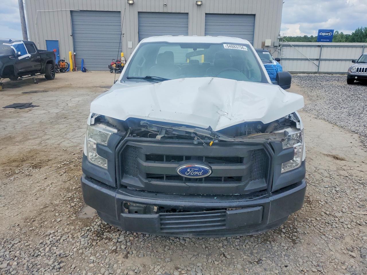 2015 Ford F150 Super Cab White vin: 1FTEX1C87FFB62982