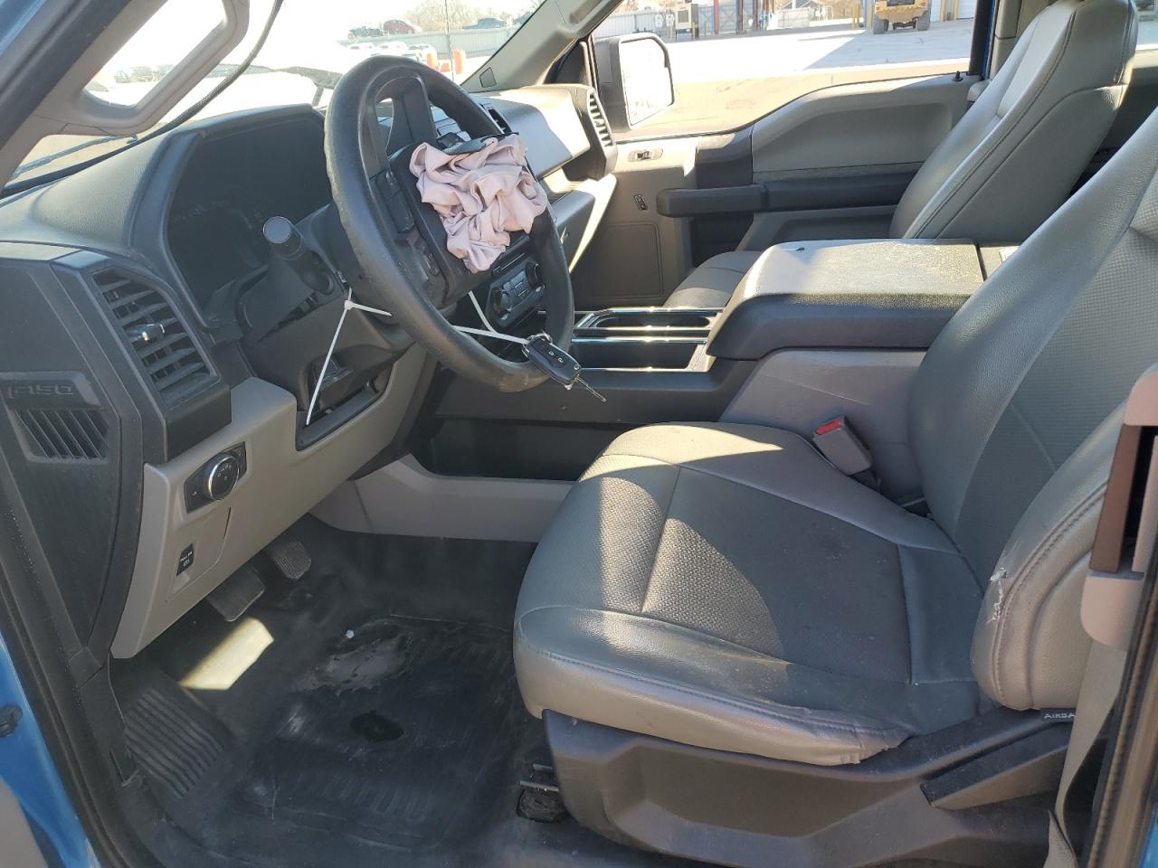 2015 Ford F150 Super Cab Blue vin: 1FTEX1C87FKD85188 Damage: Airbag - Front Left, Deployed, Replacement Required
