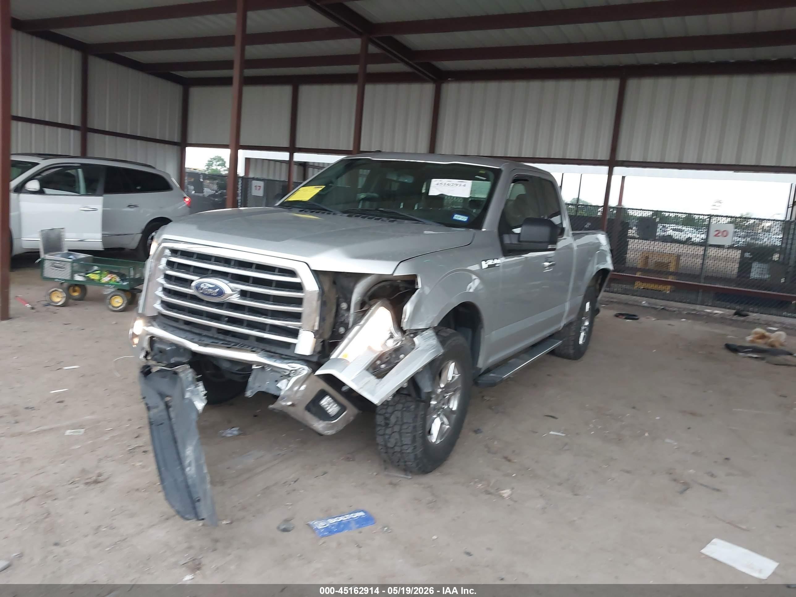 2015 Ford F-150 Xlt Silver vin: 1FTEX1C88FKD78198