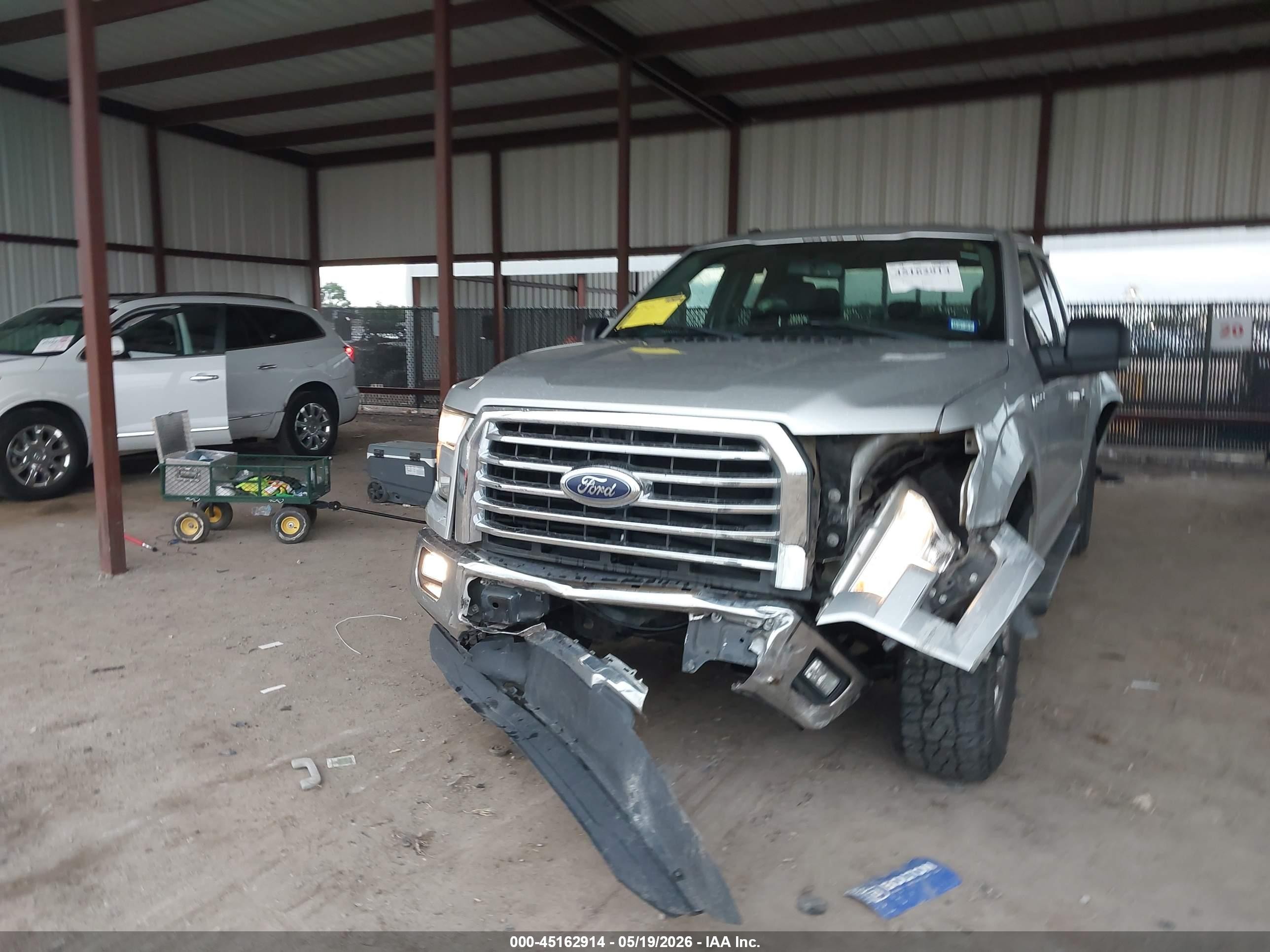 2015 Ford F-150 Xlt Silver vin: 1FTEX1C88FKD78198